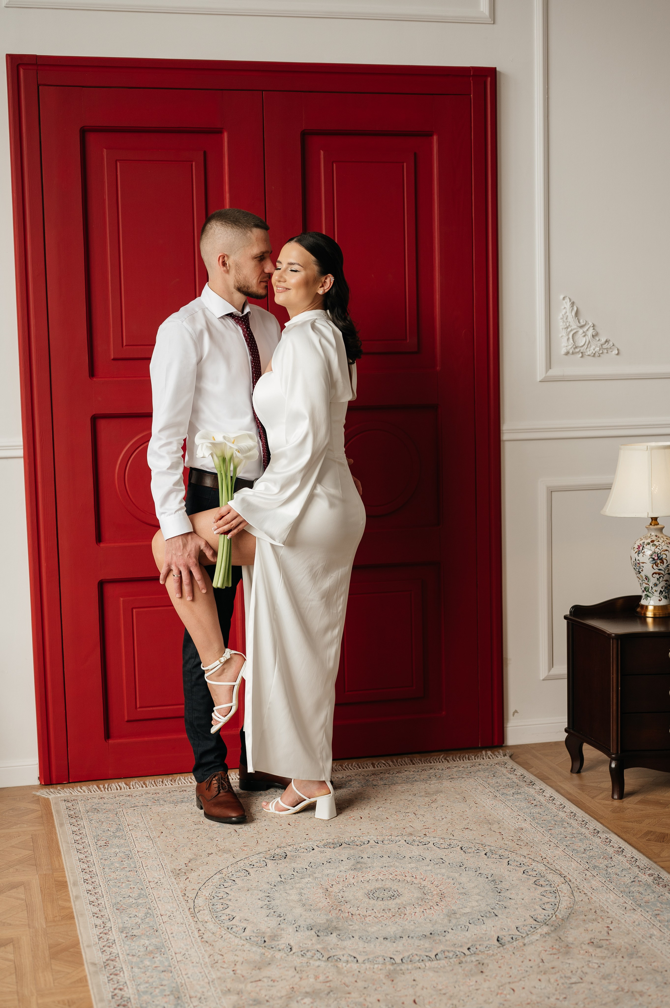 Свадебная фотосессия в студии. Свадебный и семейный фотограф в Краснодаре Алина Мельник