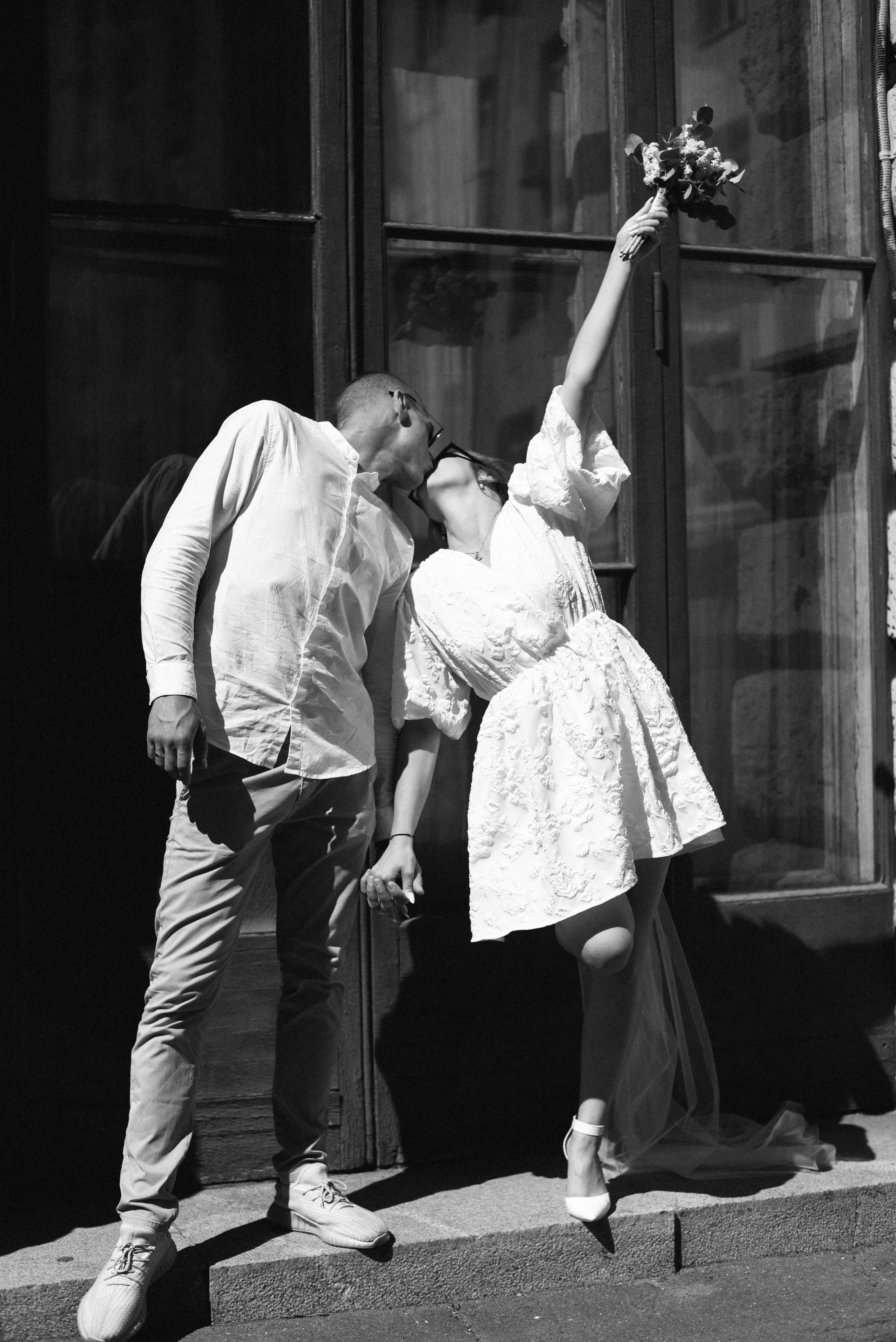 Андрей и Дарья ЗАГС № 4 Свадебная прогулка по городу. Фотограф Лола Волна, город Москва