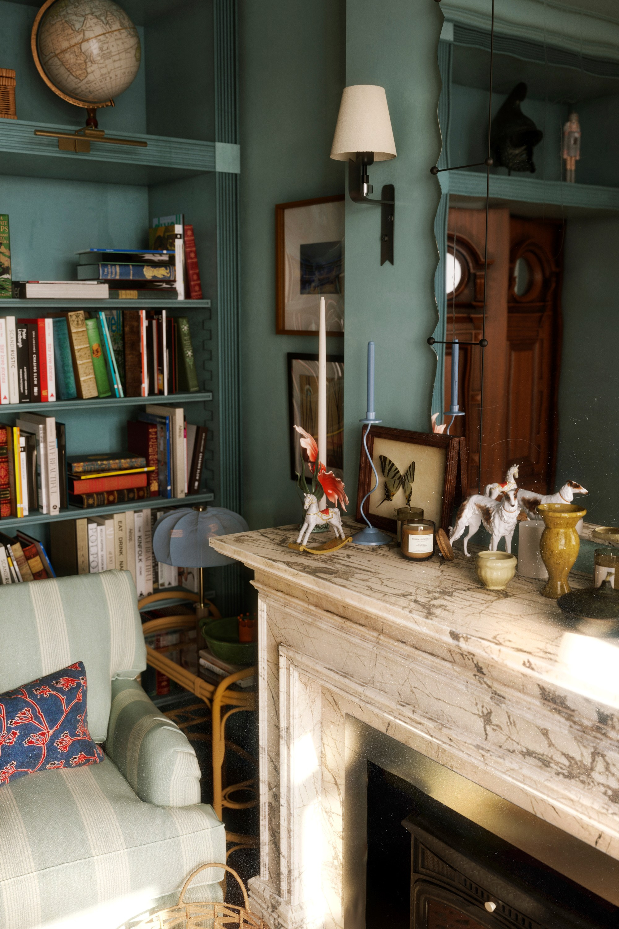 Работа по референсу/ синий. Визуализации Дизайн проектов