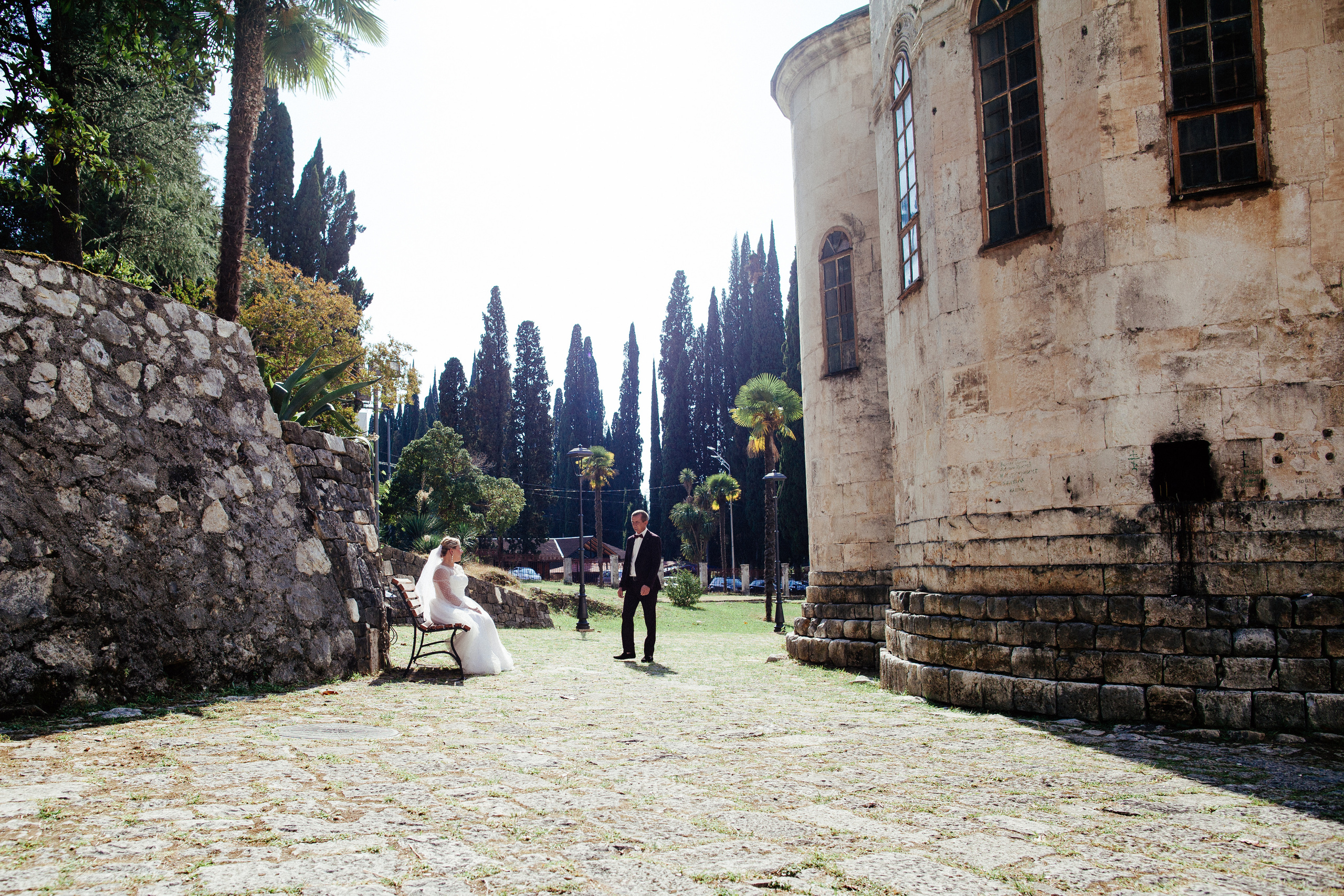 Свадебная фотосессия Новый Афон. Свадебный и семейный фотограф в Самаре и Сочи