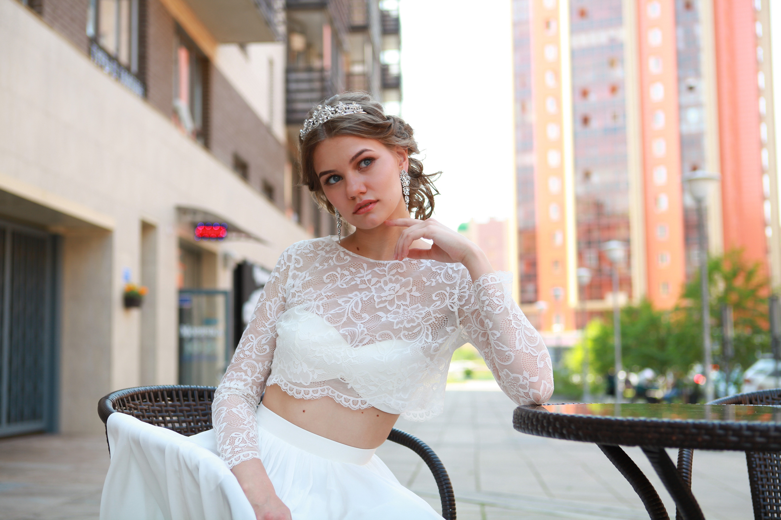 красивая невеста лето фотосессия южный берег