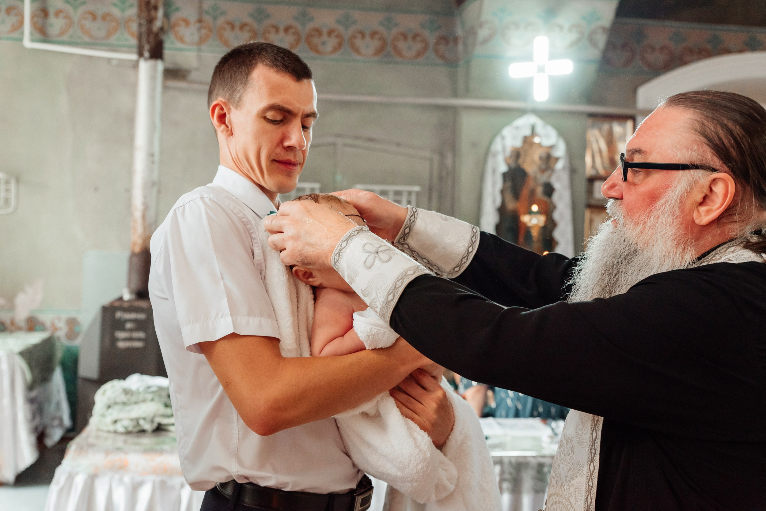 Крещение Георгия. Свадебный и семейный фотограф в Туле Анастасия Чаликова