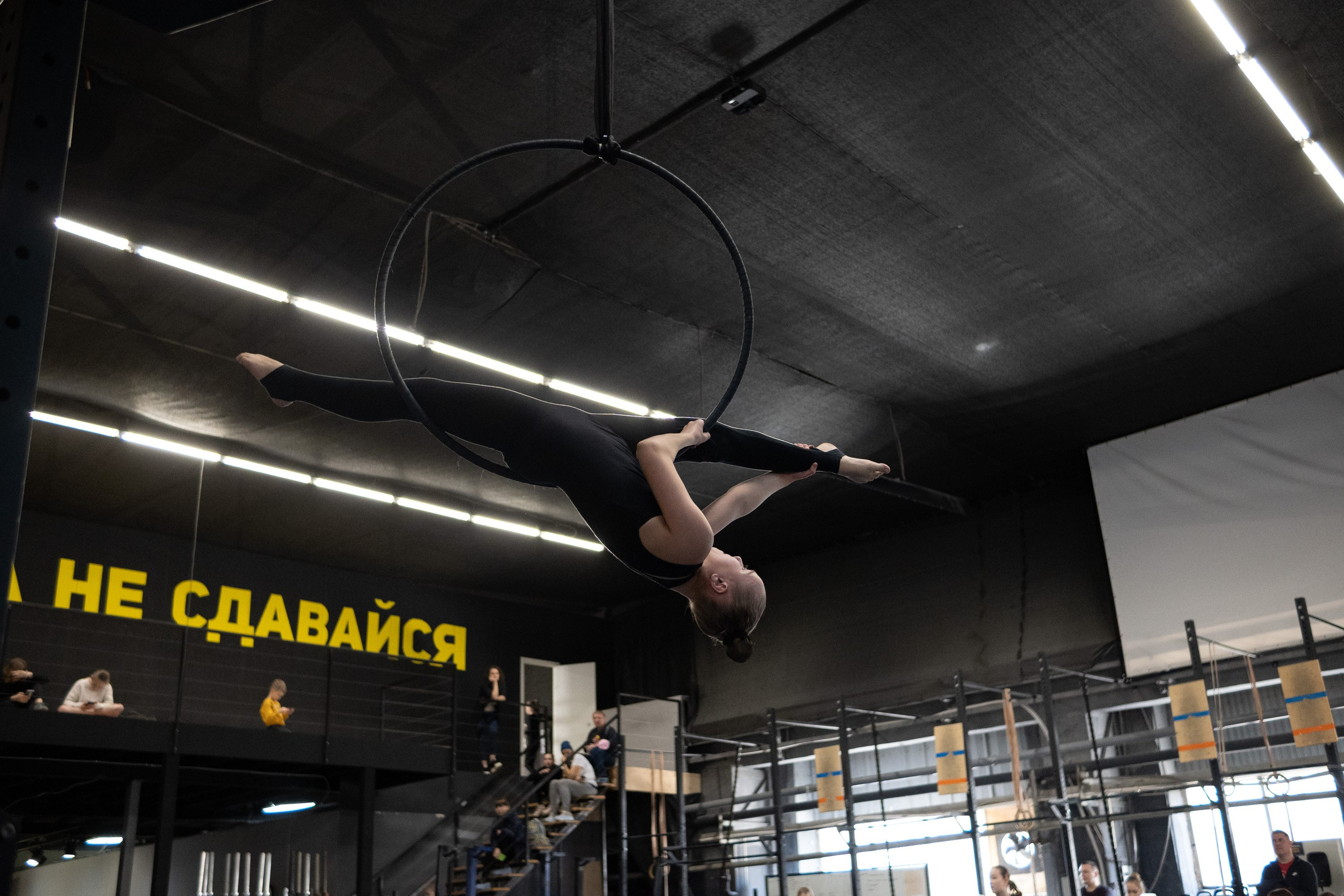 Внутриклубные соревнования по воздушной гимнастике 02.04.23