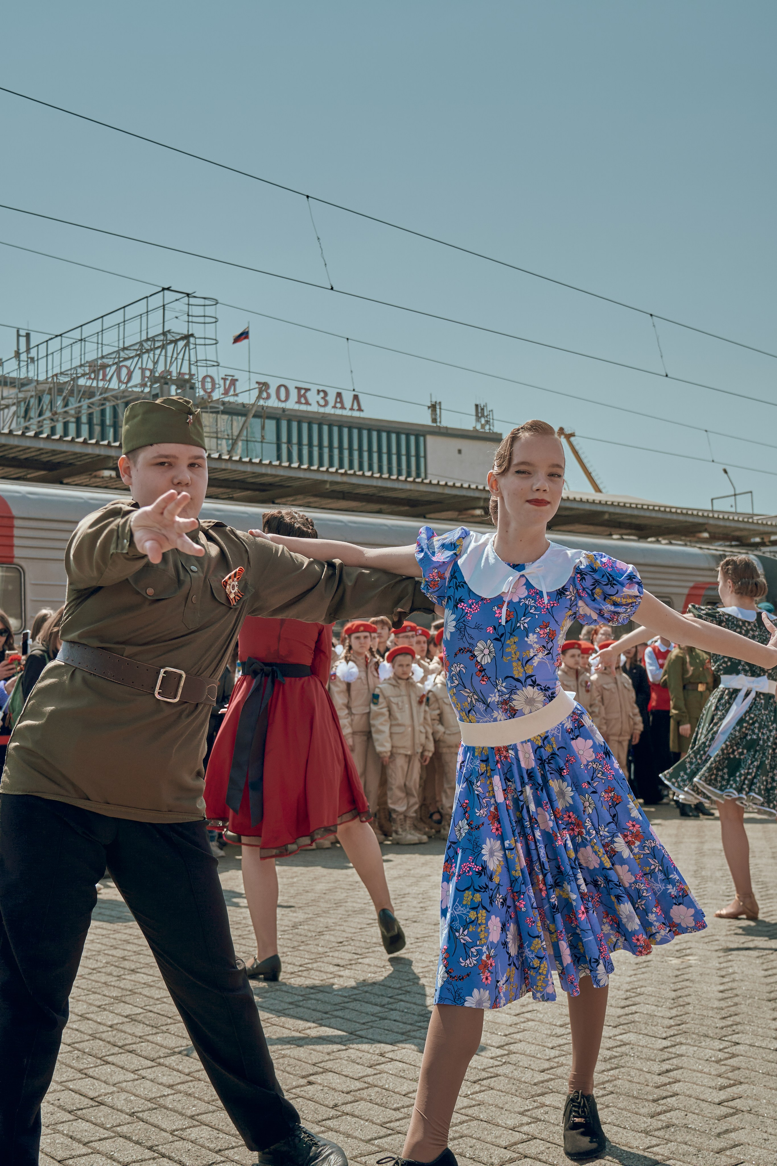 Поезд Победы!. Фотограф во Владивостоке