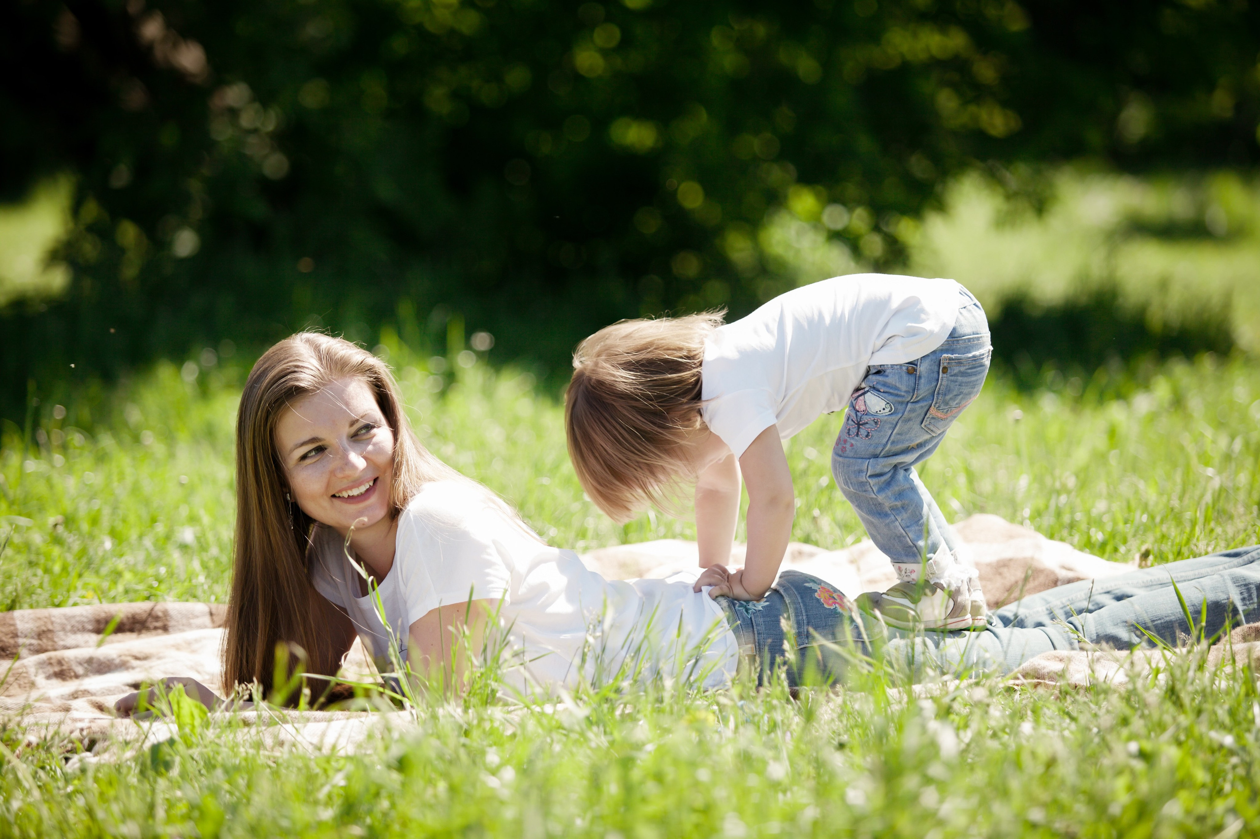 Семейная съемка в парке. Фотографы в Москве Светлана Устинова и Сергей Грачев