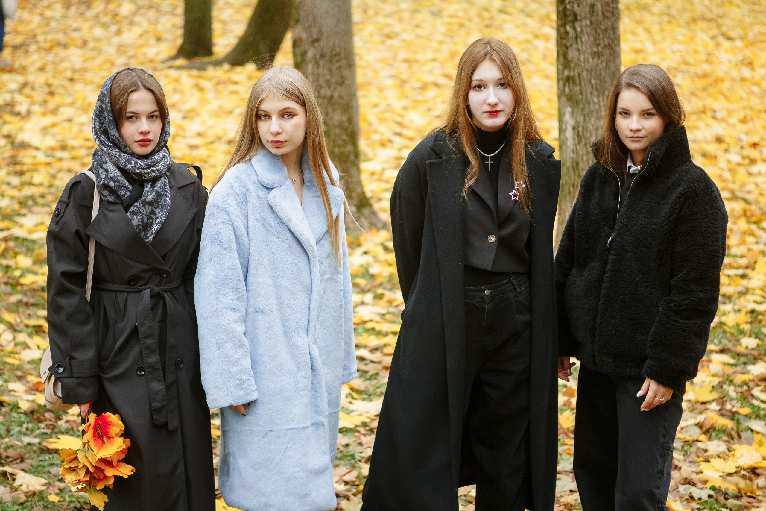 Осень Гимназия 12 11 В 2023 г. Свадебный и портретный Фотограф в Липецке Дмитрий Котюков