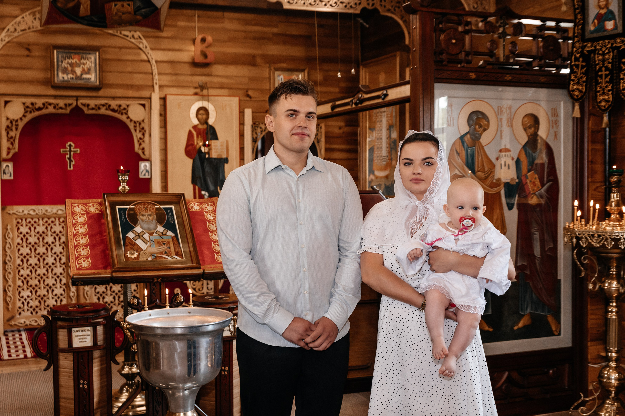 Крещение Эмилии. Семейный фотограф Минск Усова Ольга