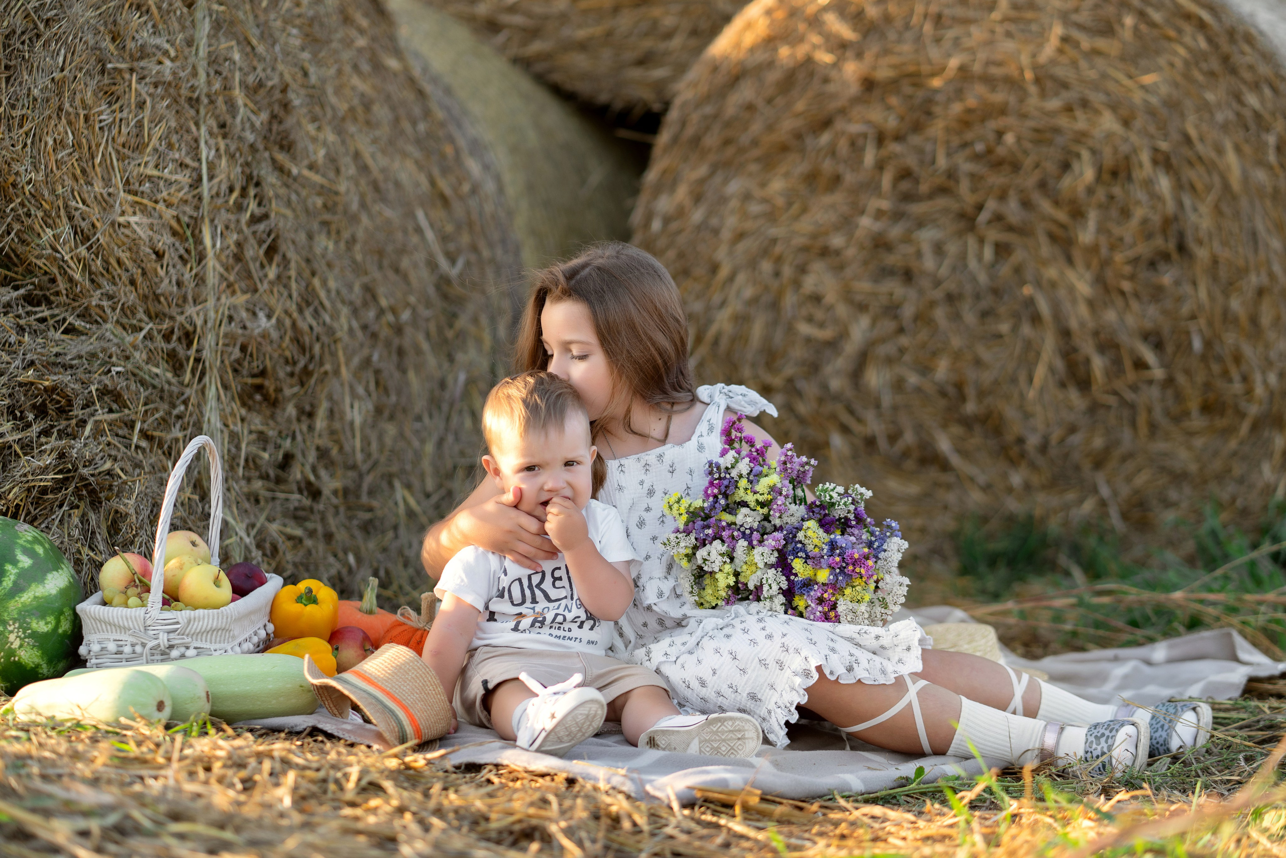 Пикник в поле. Семейный и свадебный фотограф Минск, Беларусь Анна Орловская
