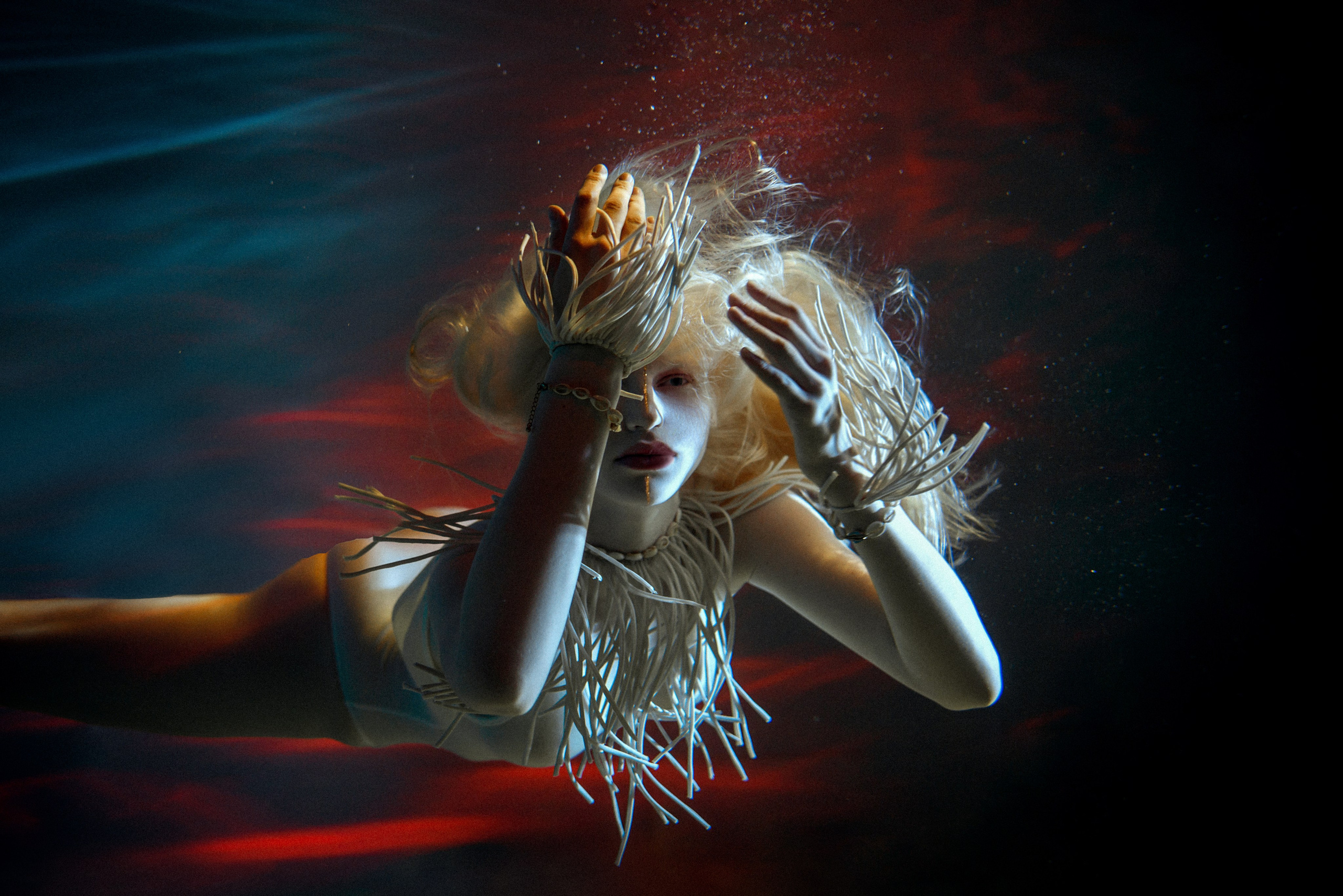 Подводная съемка. Профессиональная модель и блогер Сандра Капшук