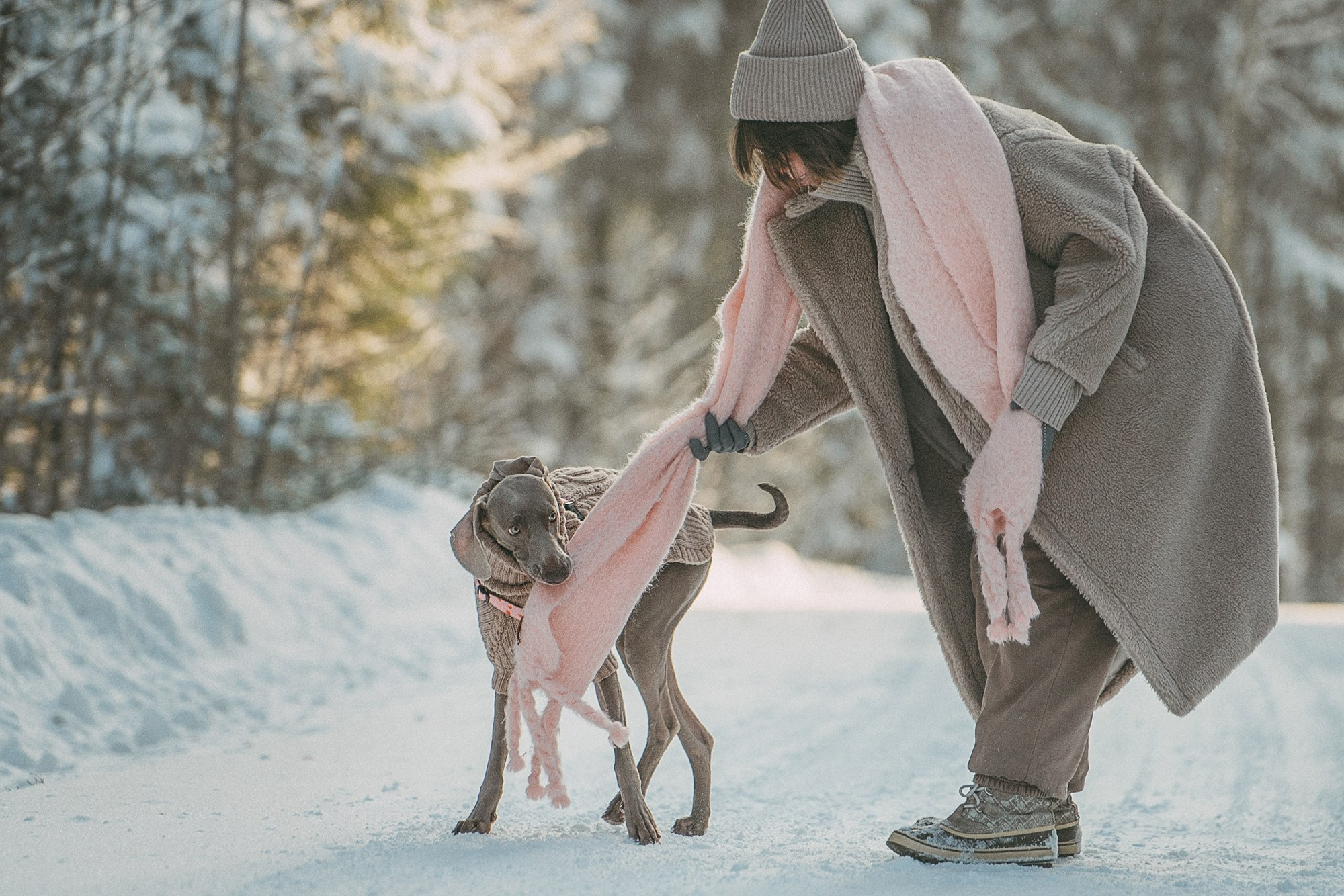 Лена и Фанни. Фотограф анималист в Москве и Санкт-Петербурге Свиридова Анна