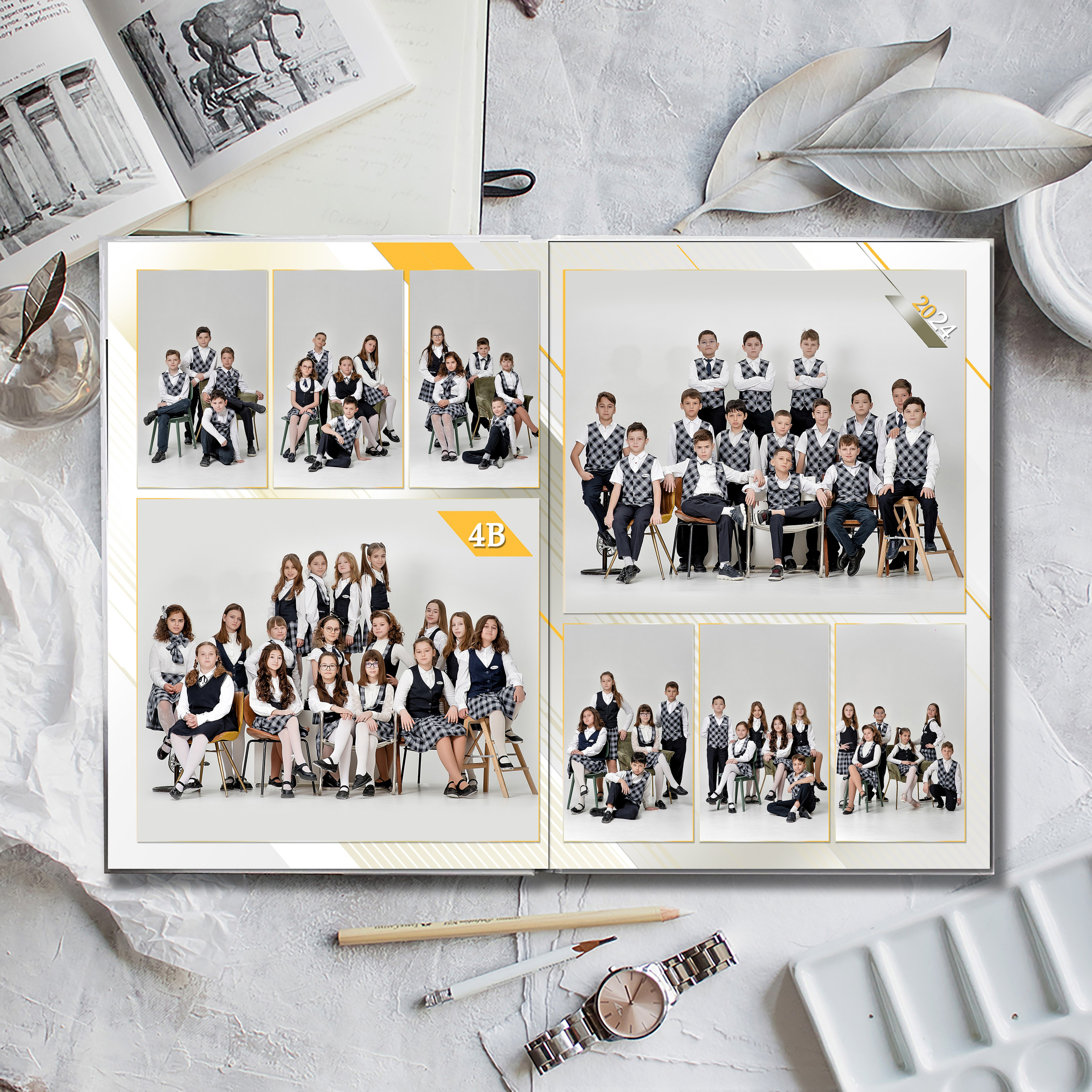 Выпускной альбом для выпускников школы (Дизайн № 222). Современные Выпускные Альбомы в Ростове-на-Дону