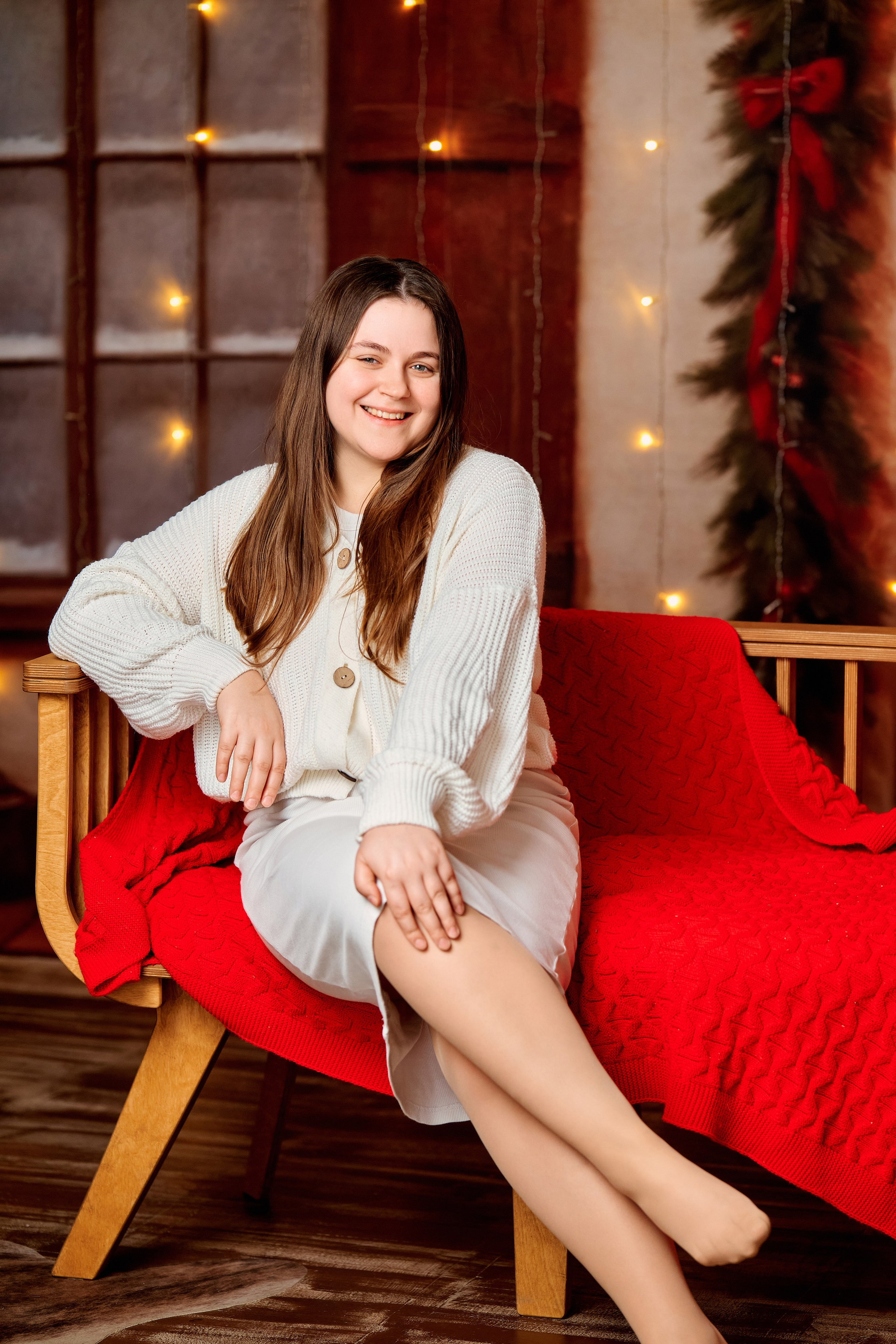 Семейная новогодняя фотосессия. Студия Pion. Фотограф Таганрог Анна Трайжон