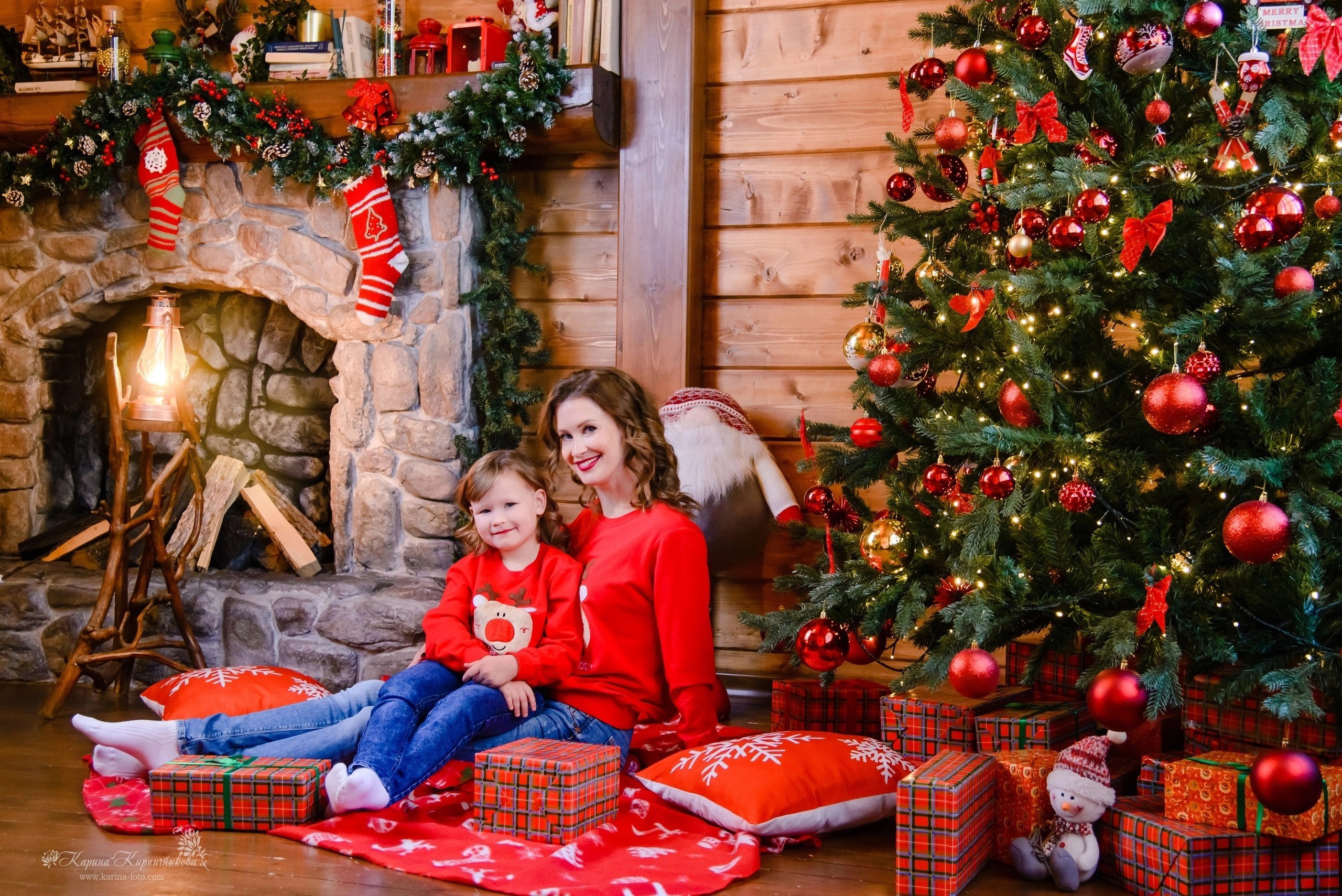  Новогодняя фотосессия в Уфе с прокатом свитеров