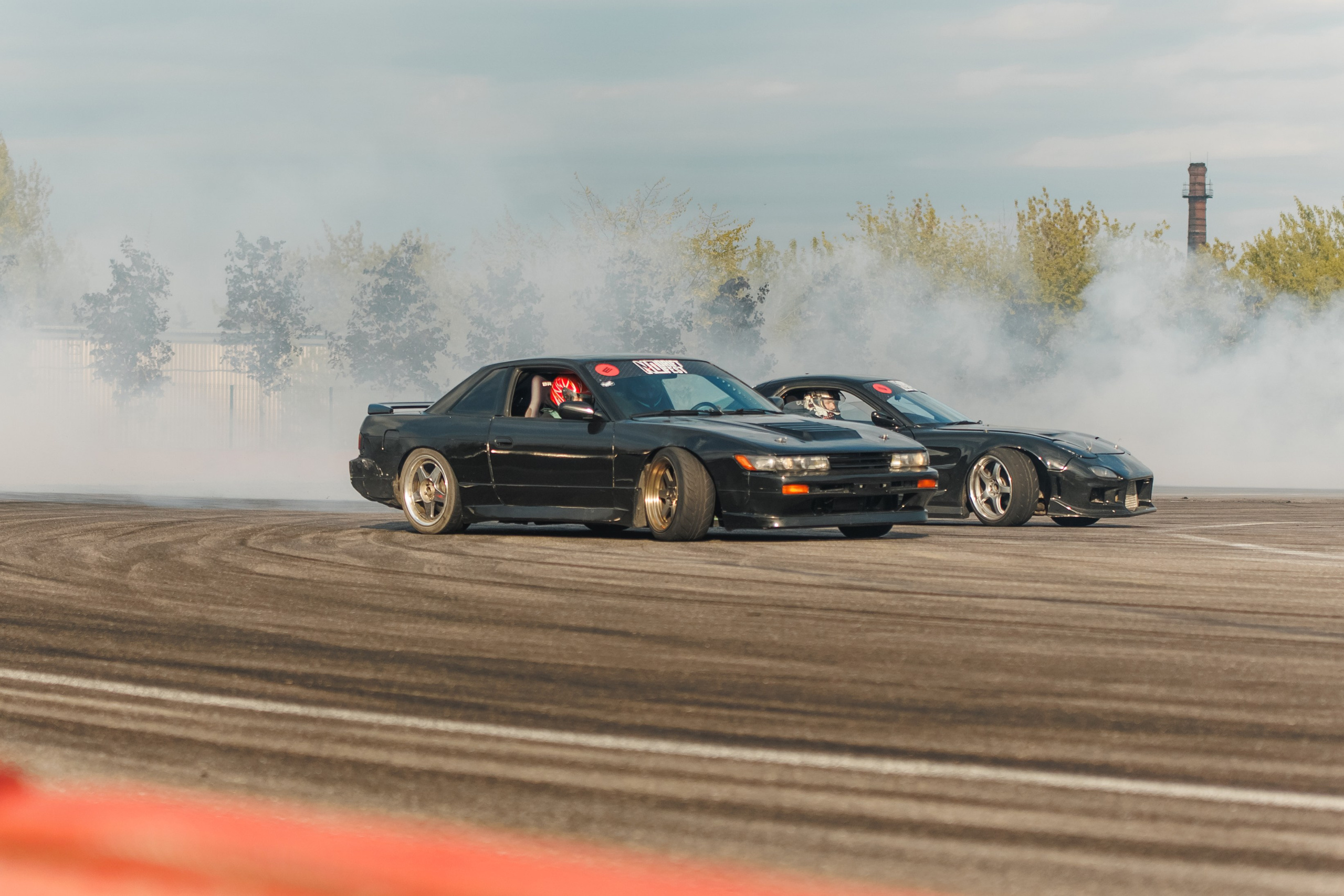 Выставка и дрифт машин. Репортажный фотограф. Москва. Алина Ланская