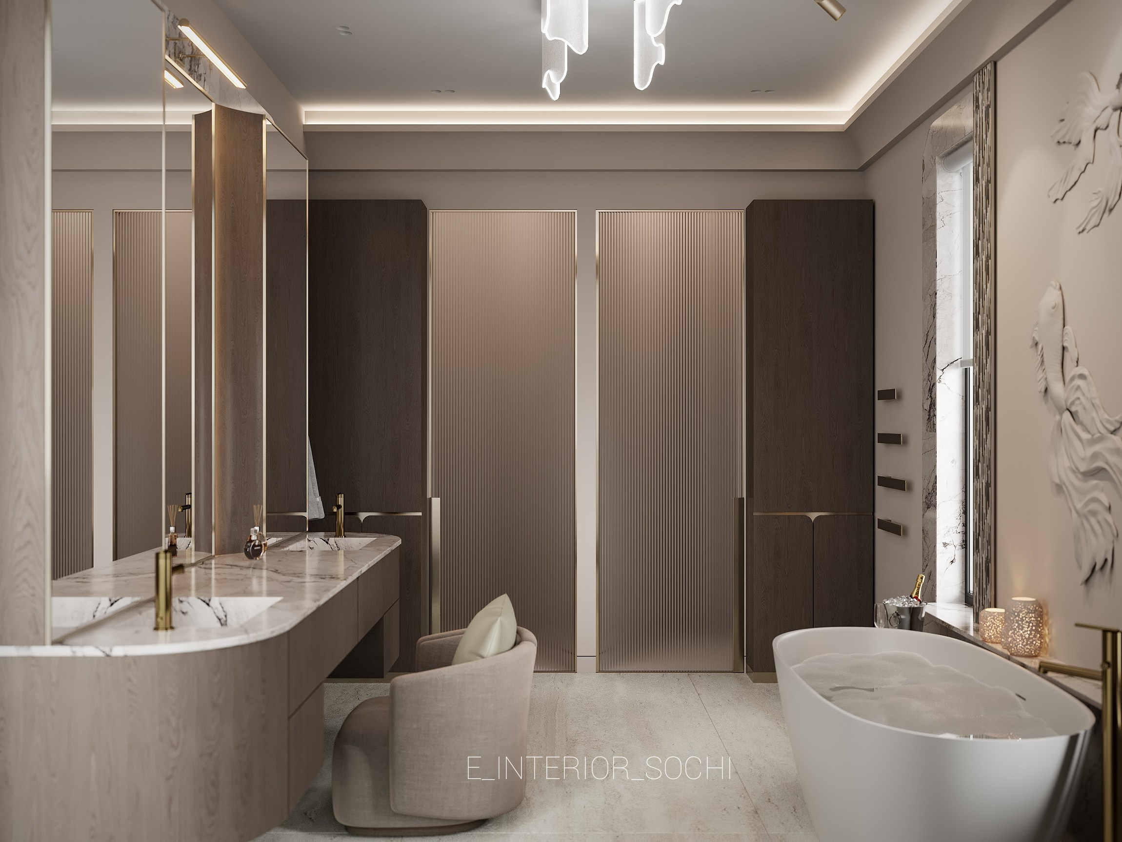 WINGSKY-STONEWOOD. Дизайн интерьера Евгения Тисленко