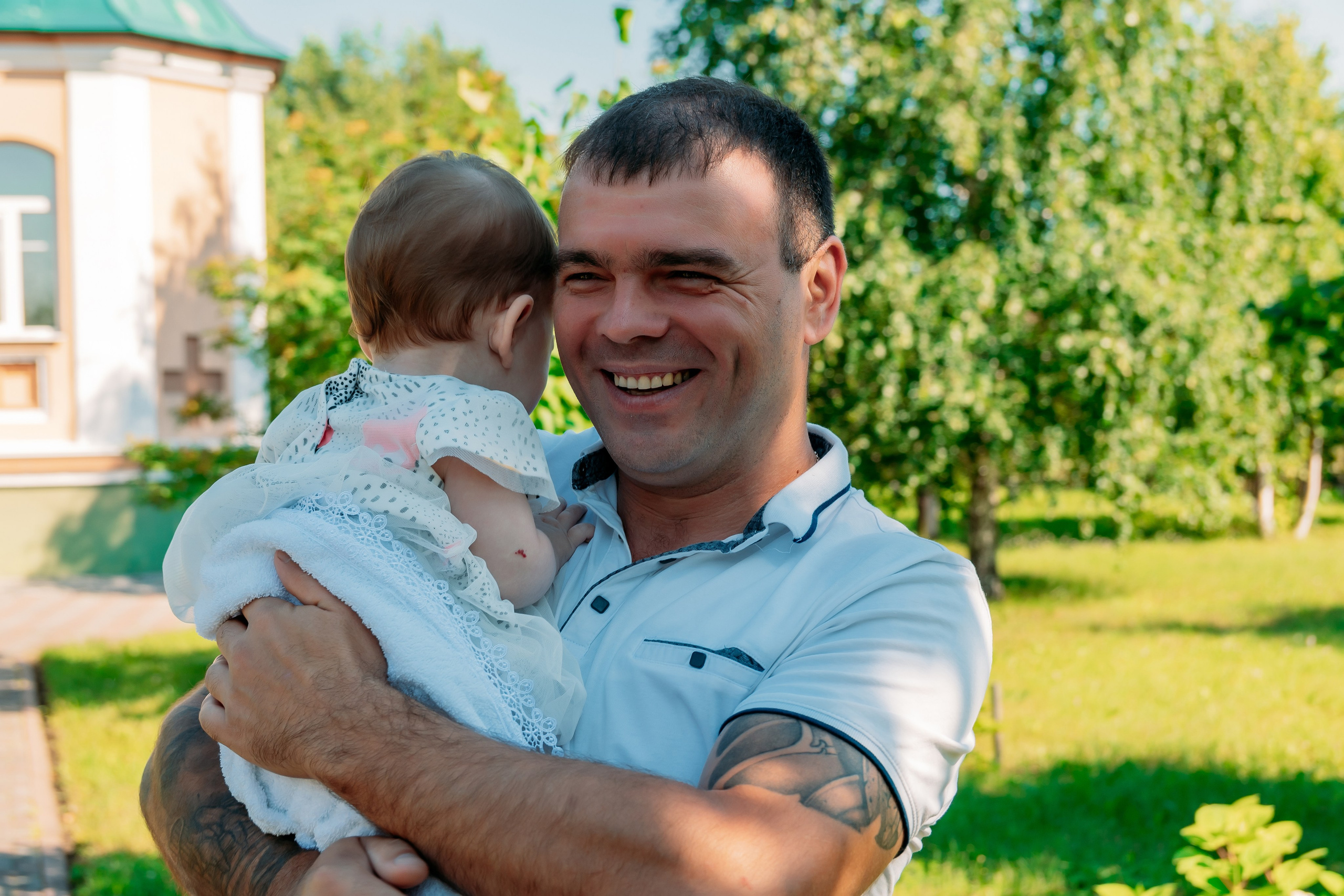 Таинство крещения. Фотограф Алёна Царькова. Киселевск