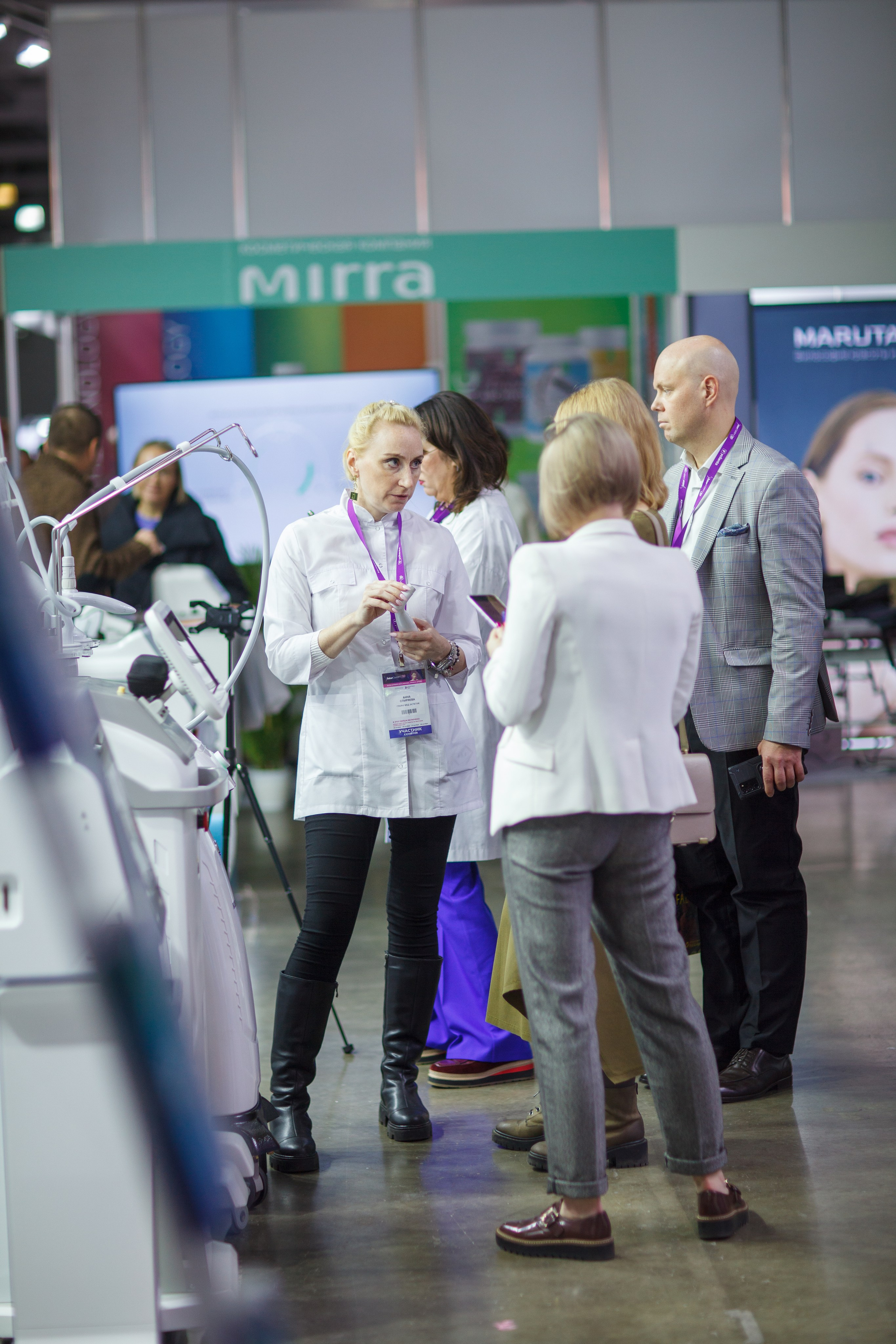 Выставка компаний Med Aesthetik и Sthetian. Фотограф в Москве Наталья Антипина