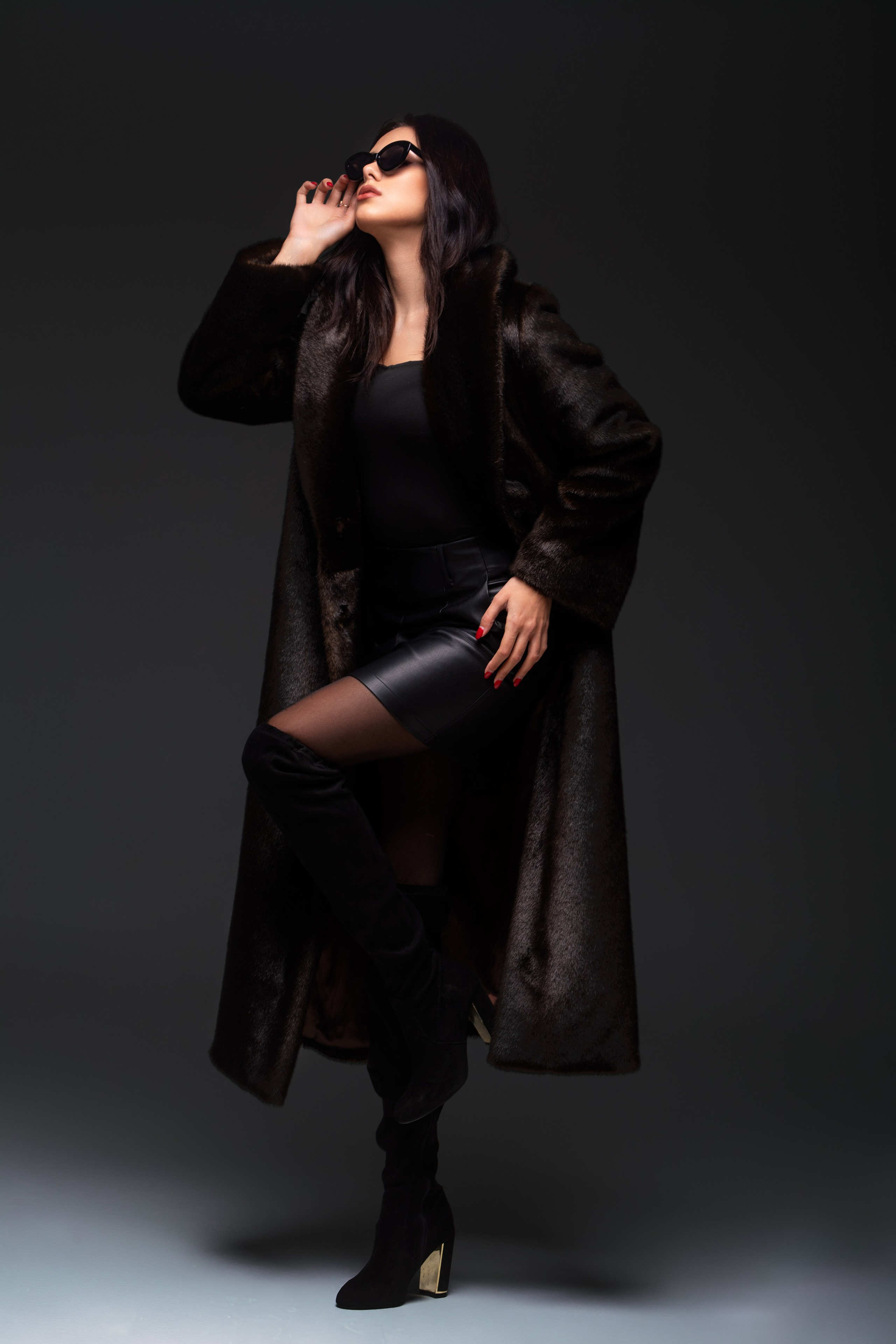 Съемка с Марианной в студии на циклораме в формате для «себя»