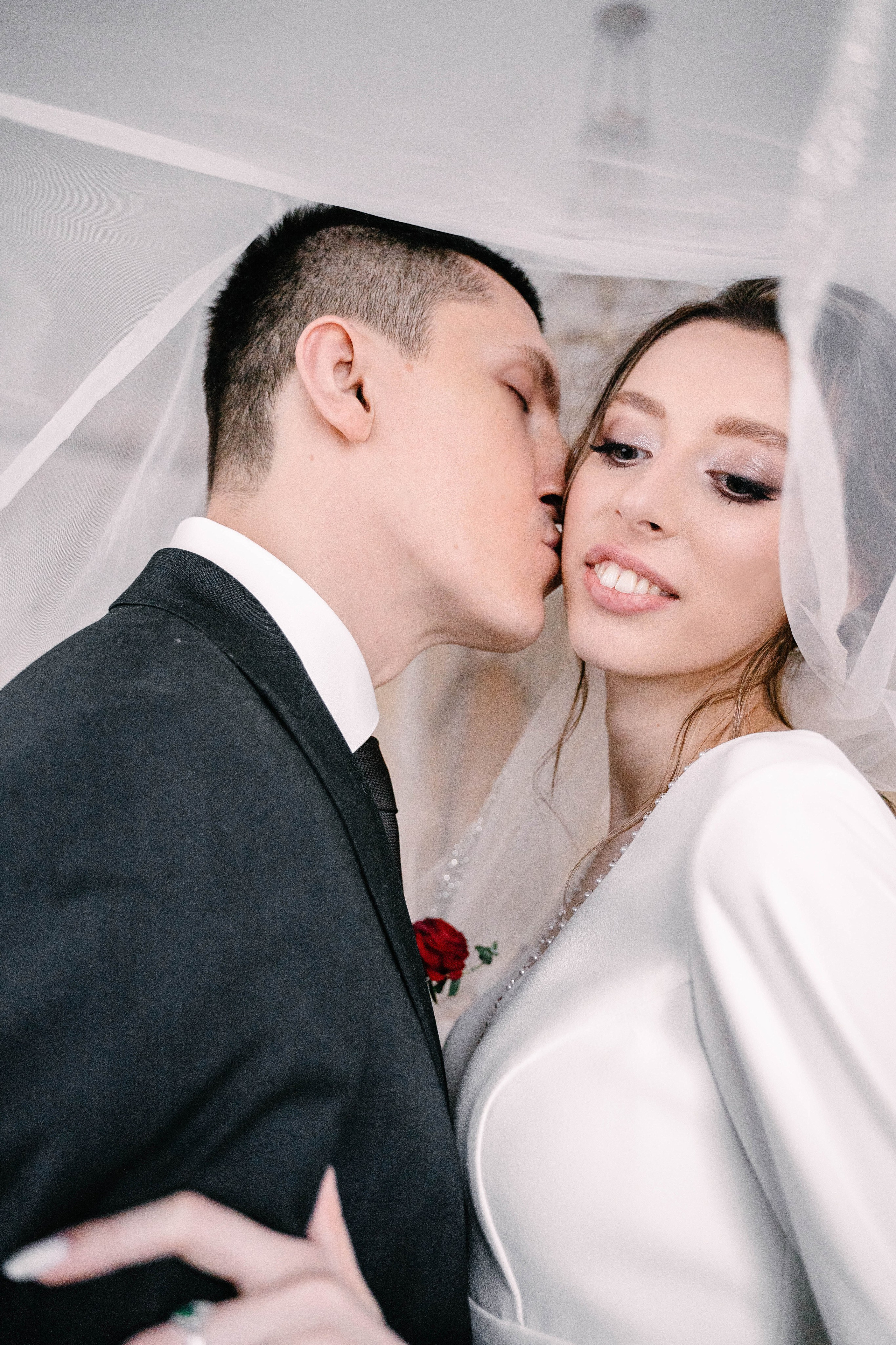 Зимняя свадебная фотосессия молодоженов. Свадебный и семейный фотограф из Воронежа|Москвы Бубнова Екатерина