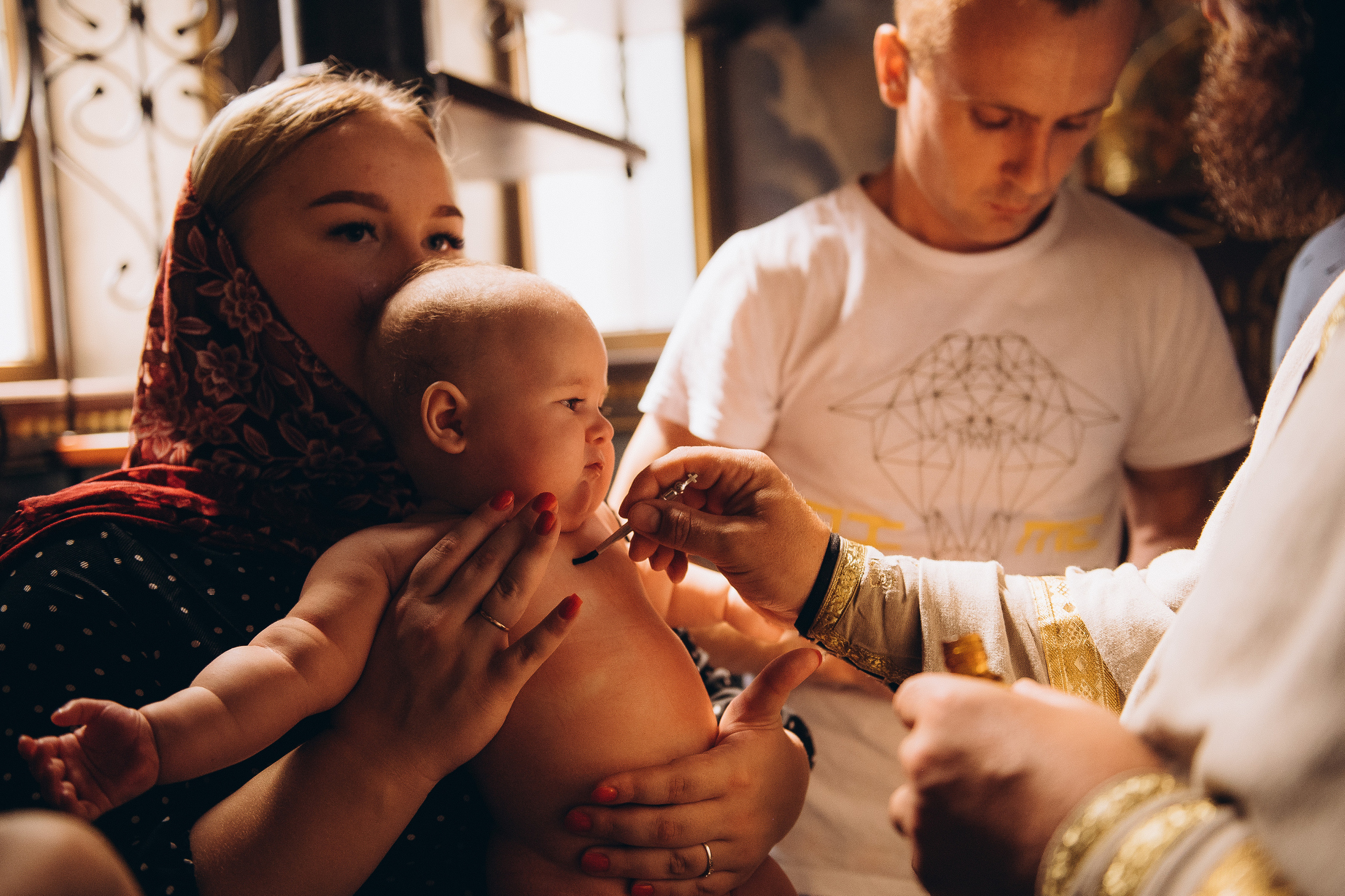 Таинство Крещения. Фотограф Котова Валентина