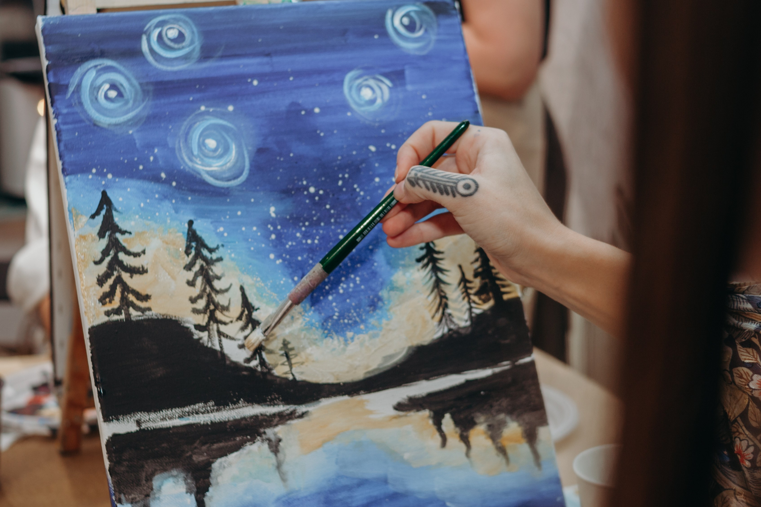 Мастер-класс по живописи. Семейный фотограф во Всеволожске и Санкт-Петербурге Юлия Капустина