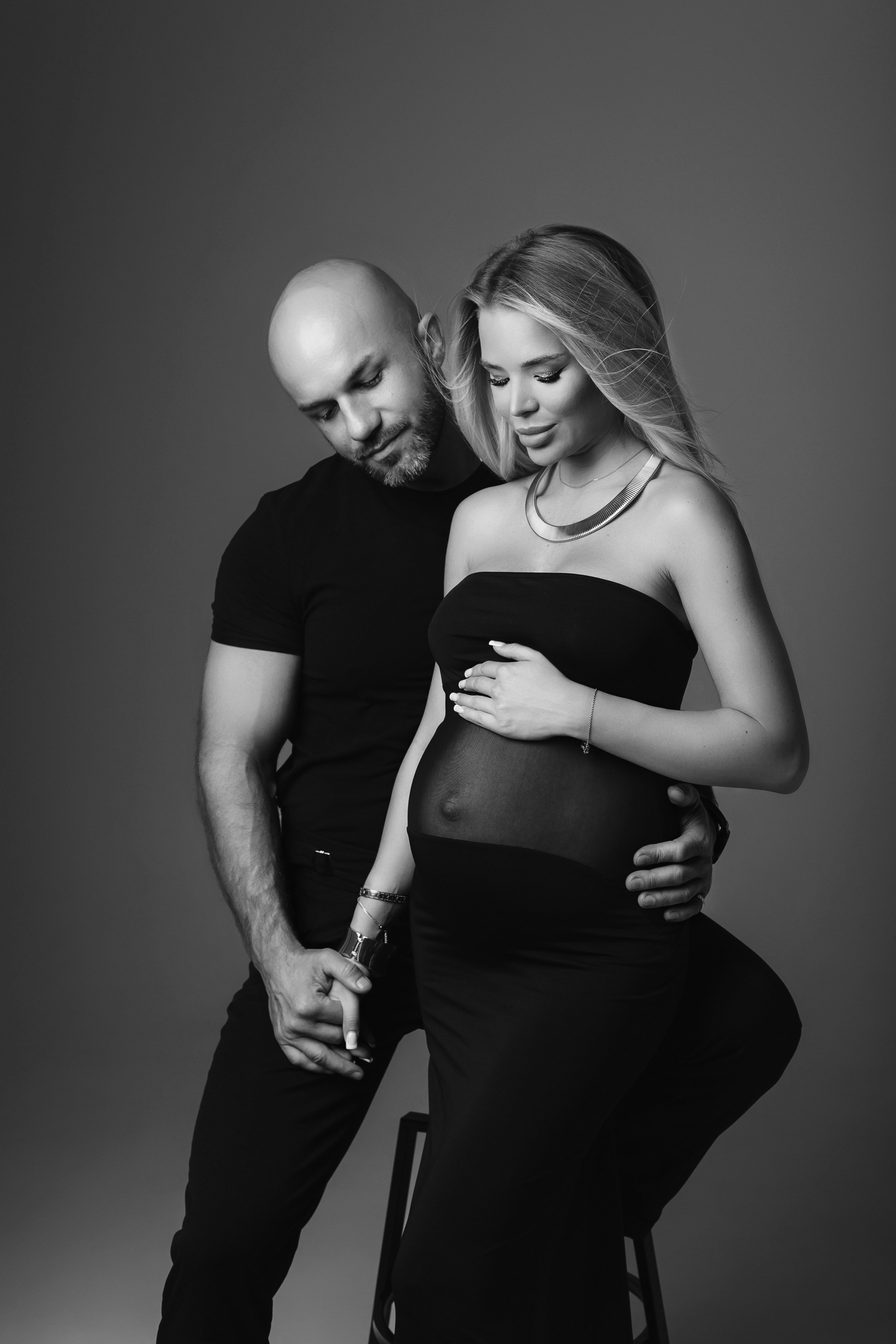 Беременность в студии. Фотограф новорожденных Серпухов, Протвино, Москва I Марина Бурмистрова