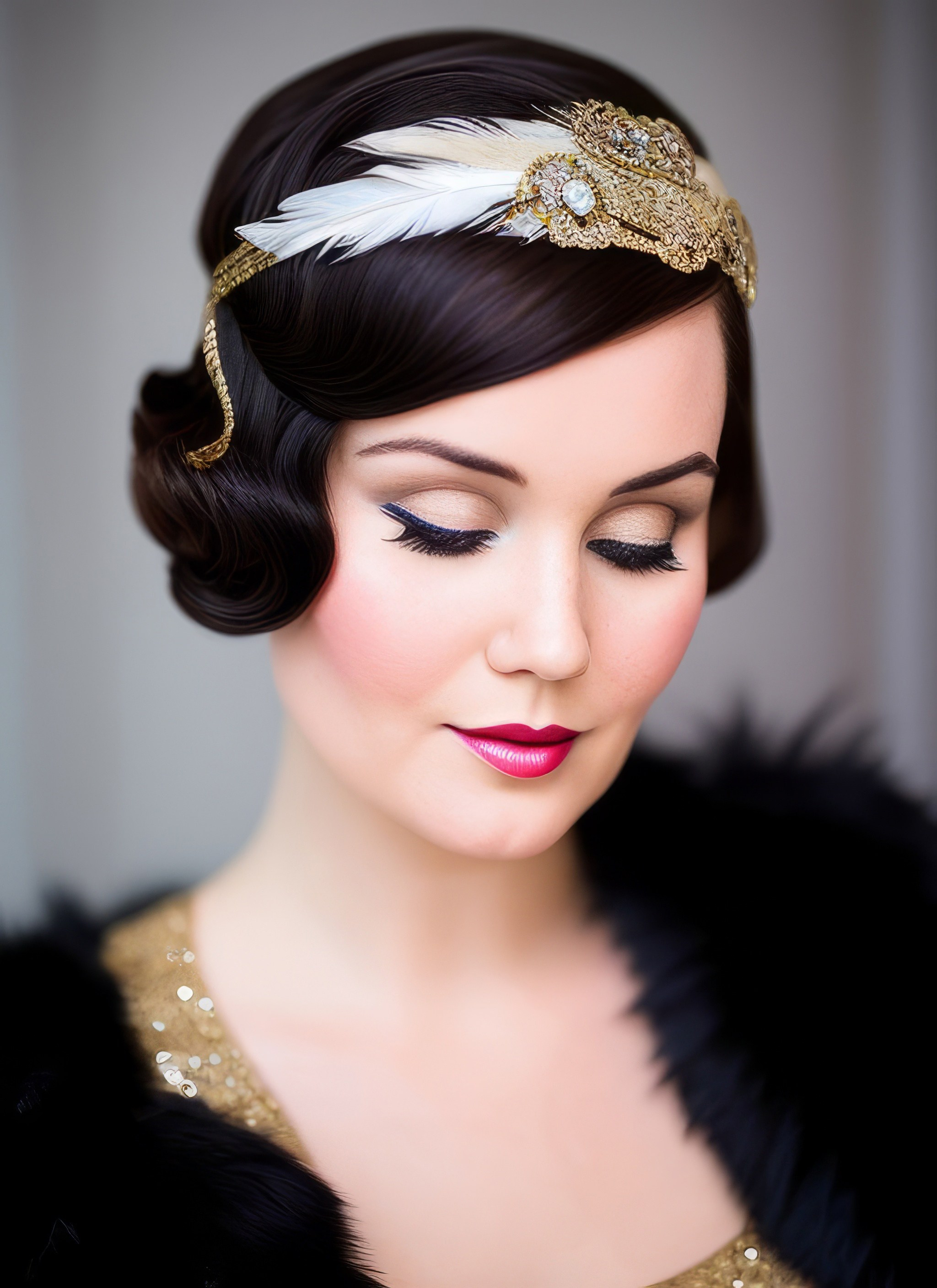 портрет в стиле арт-деко