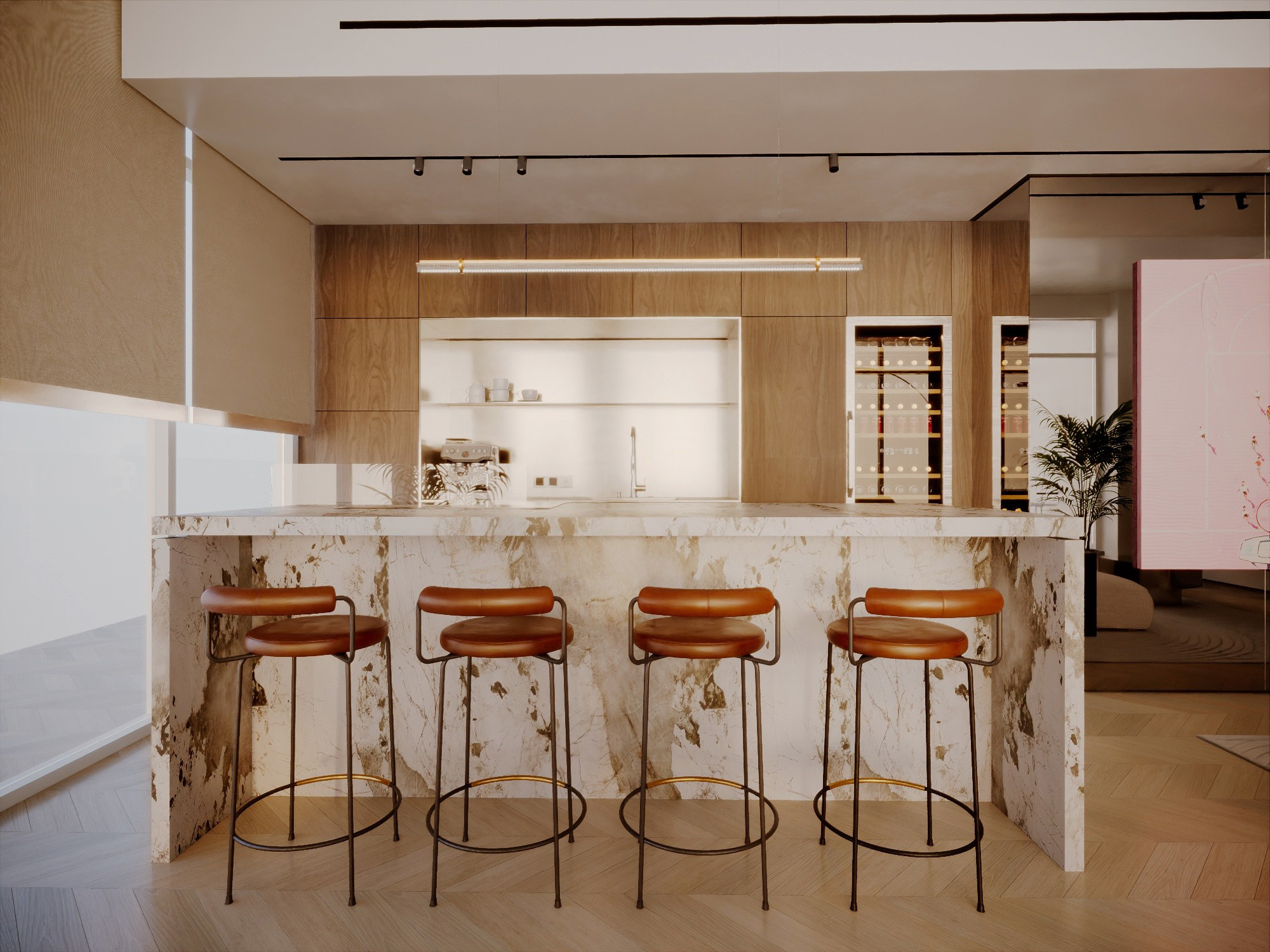 Апартаменты Seagate Tower, г. Дубай, ОАЭ. Дизайн интерьера от Дмитрия Баландина