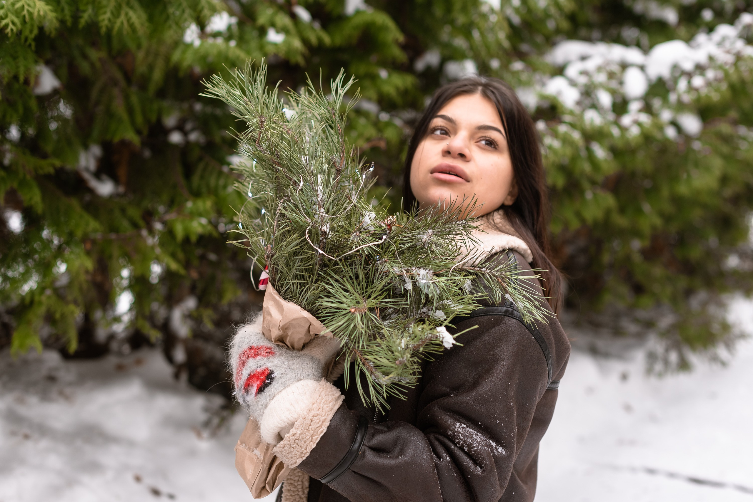 Зимняя прогулка Софии. Фотограф Тула творческие фотосессии недорого Ольга Ромашина