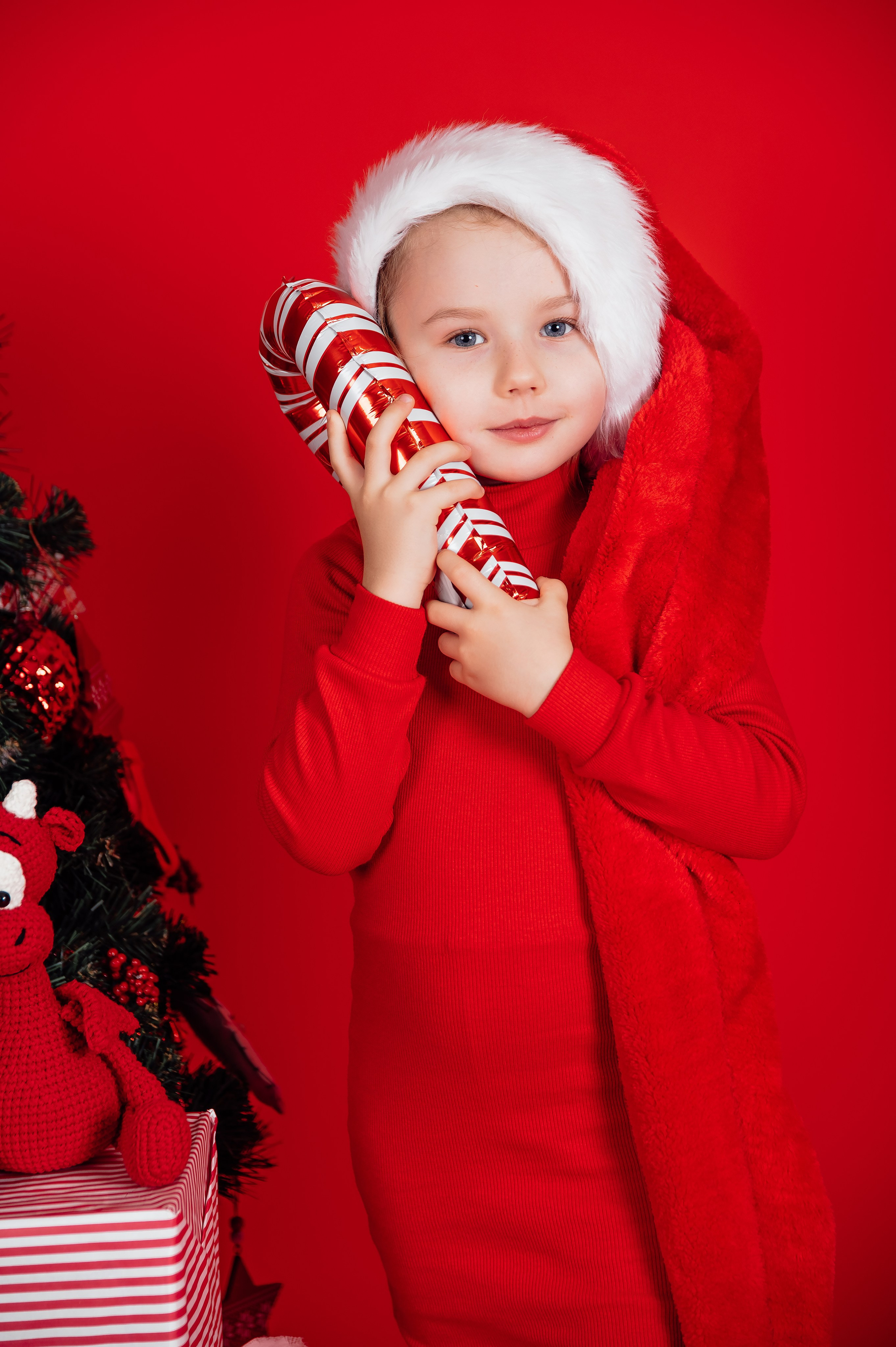 КРАСНЫЙ НОВЫЙ ГОД. Детский и семейный фотограф Катерина Мишина