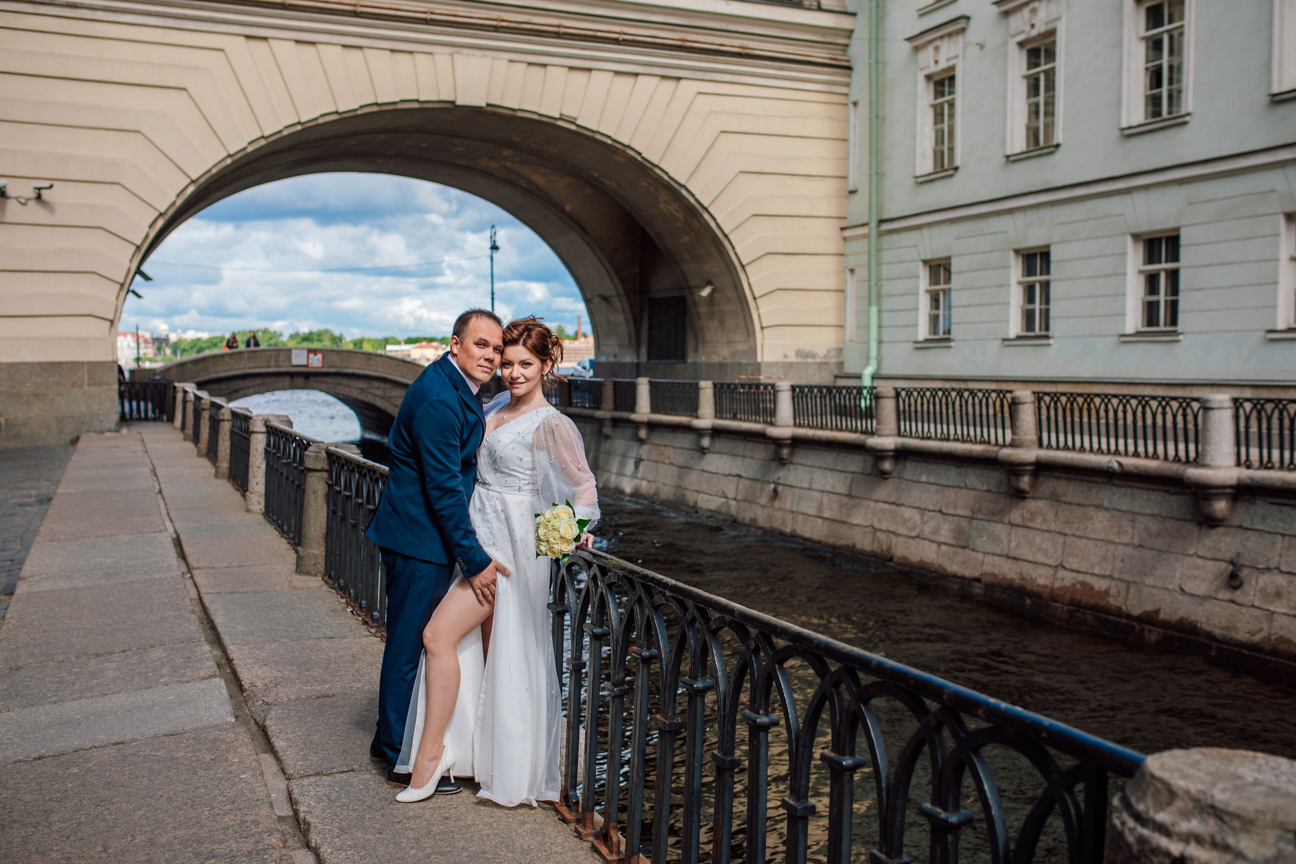 Татьяна и Роман. Регистрация брака во Дворце бракосочения № 2 и прогулка. Свадебный и семейный фотограф в Санкт-Петербурге и Сестрорецке