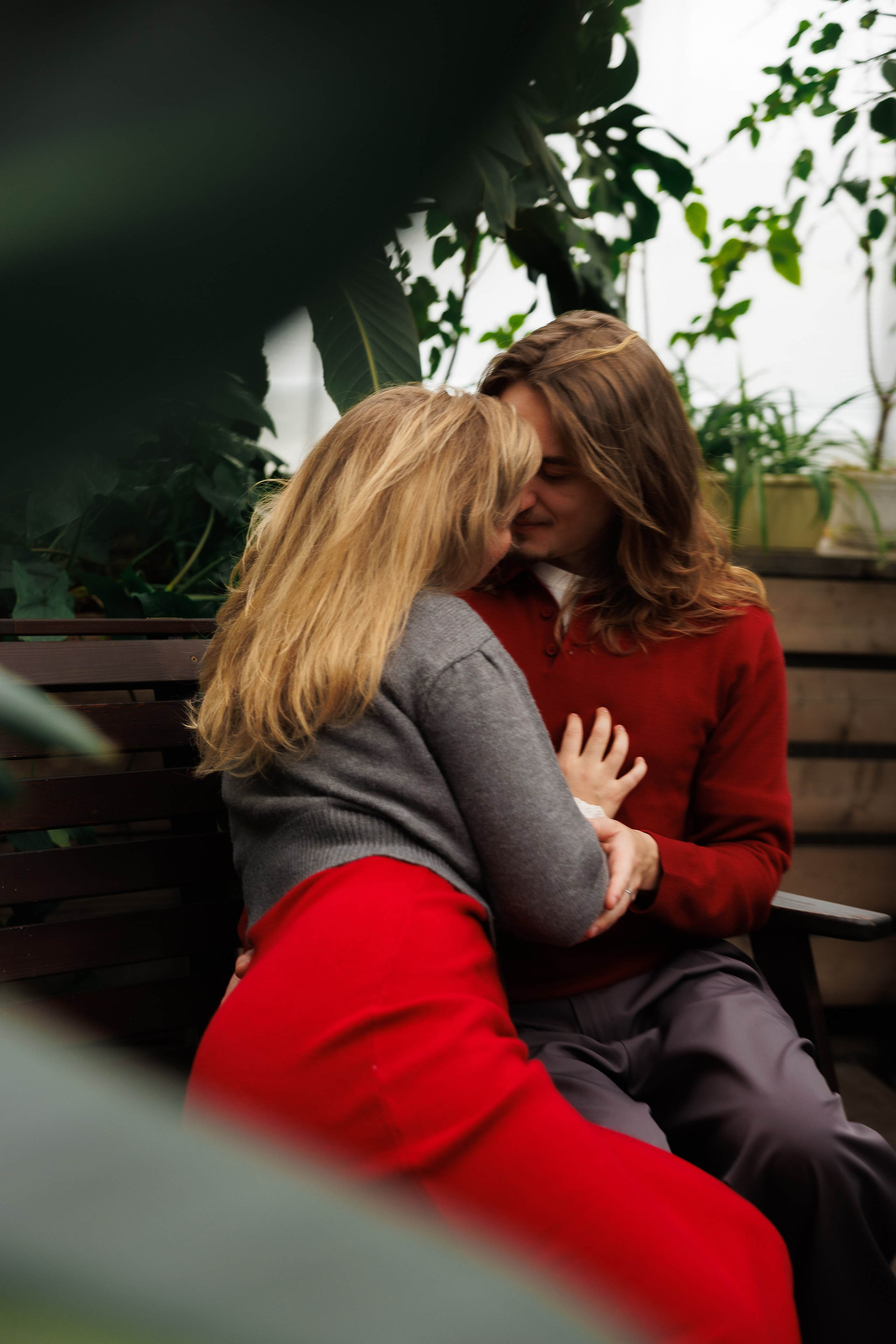 Предложение в оранжерее. Свадебный и семейный фотограф в Москве Красинская Мария