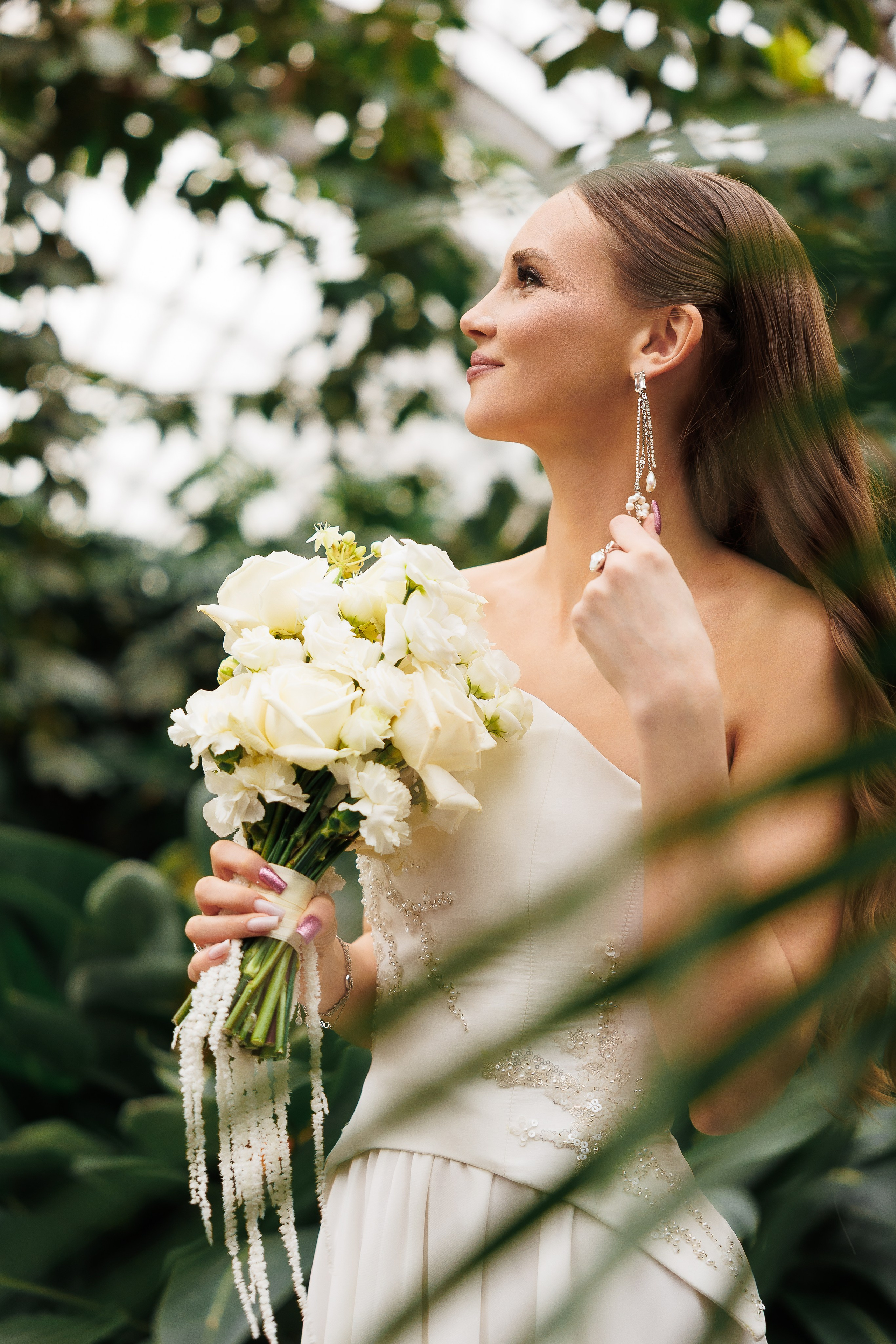 Свадебная прогулка в оранжерее. Питер. Свадебный и семейный фотограф в Москве Красинская Мария