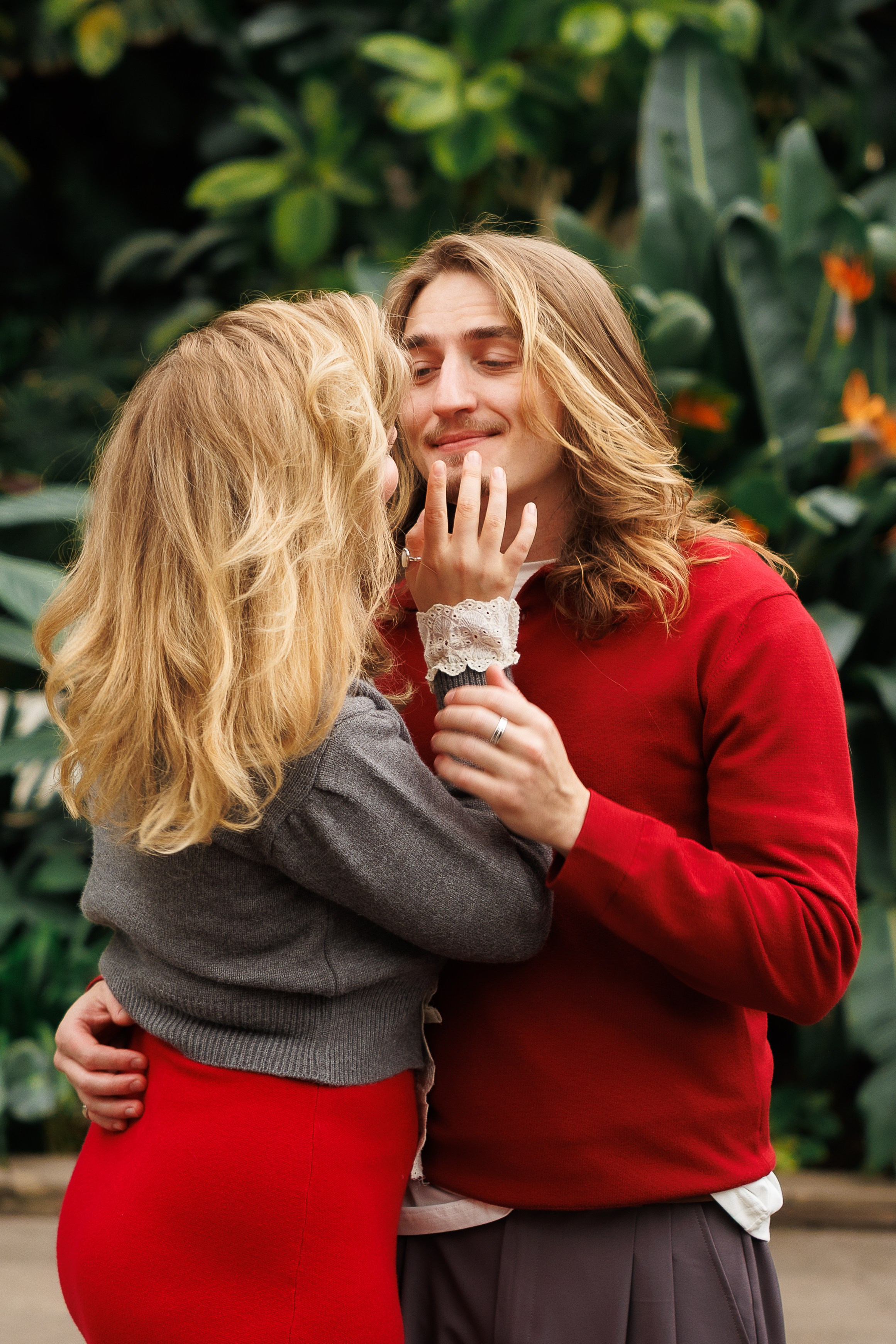 Предложение в оранжерее. Свадебный и семейный фотограф в Москве Красинская Мария
