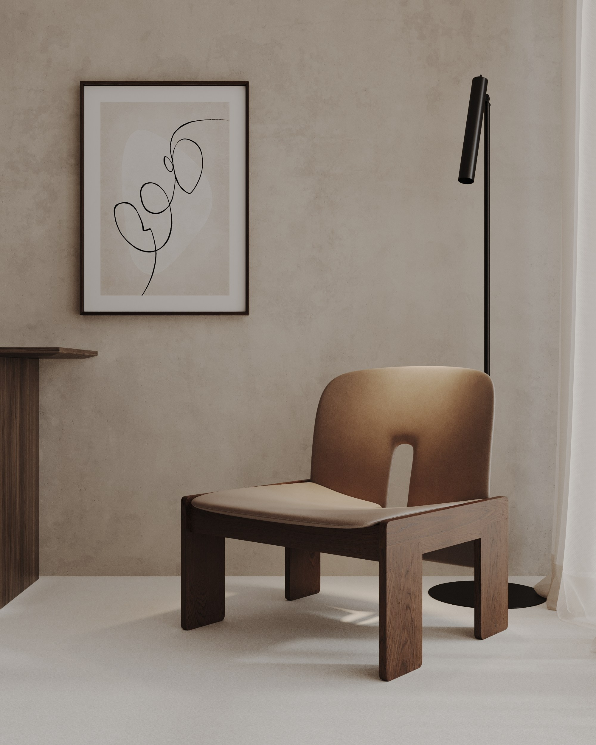 Azabu Residence. 3D Визуализация интерьеров и архитектуры — Никита Афиногенов