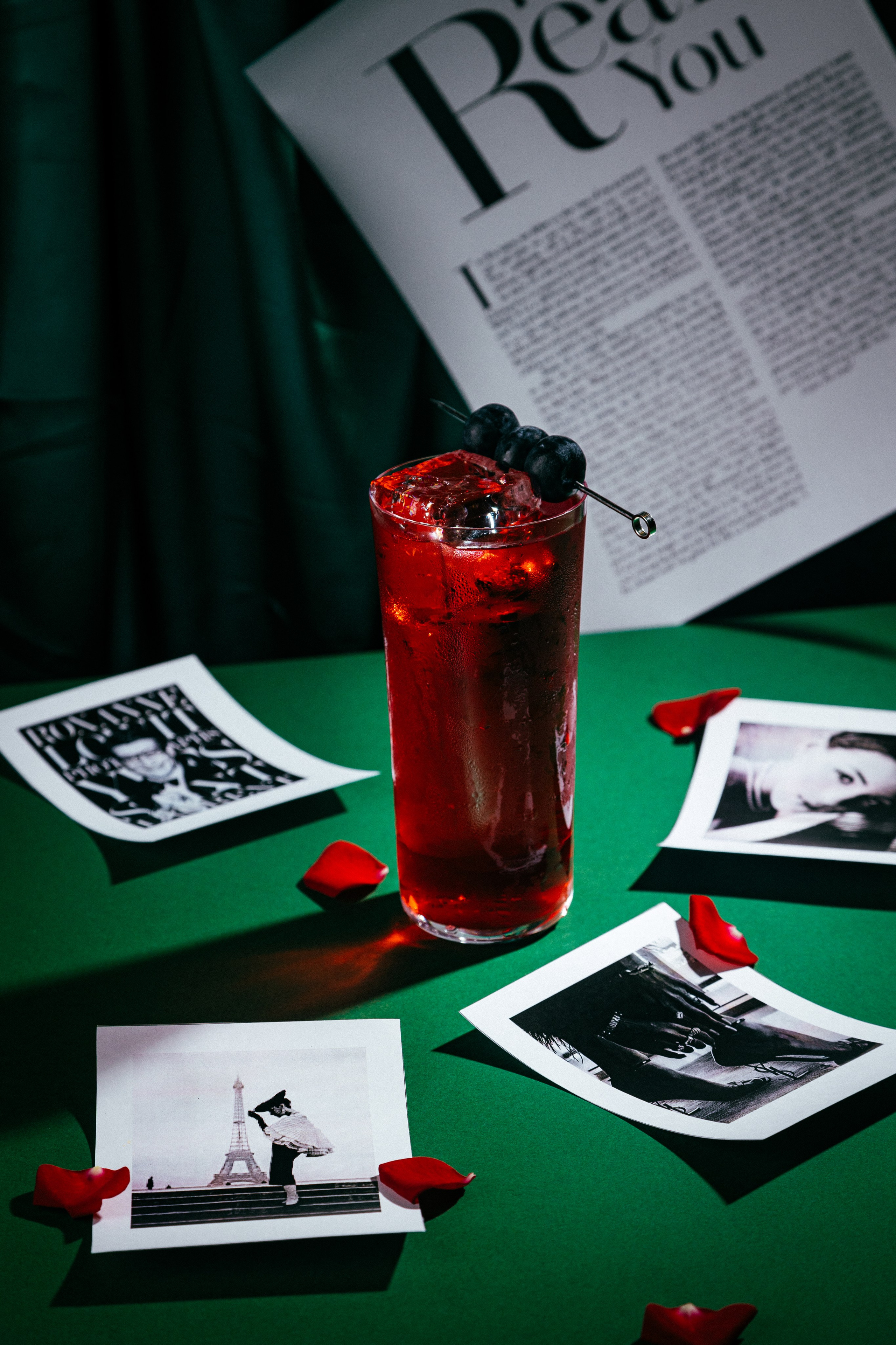 Коктейли для ресторана «Boutique». Ольга Панкова предметный и фуд-фотограф в Краснодаре