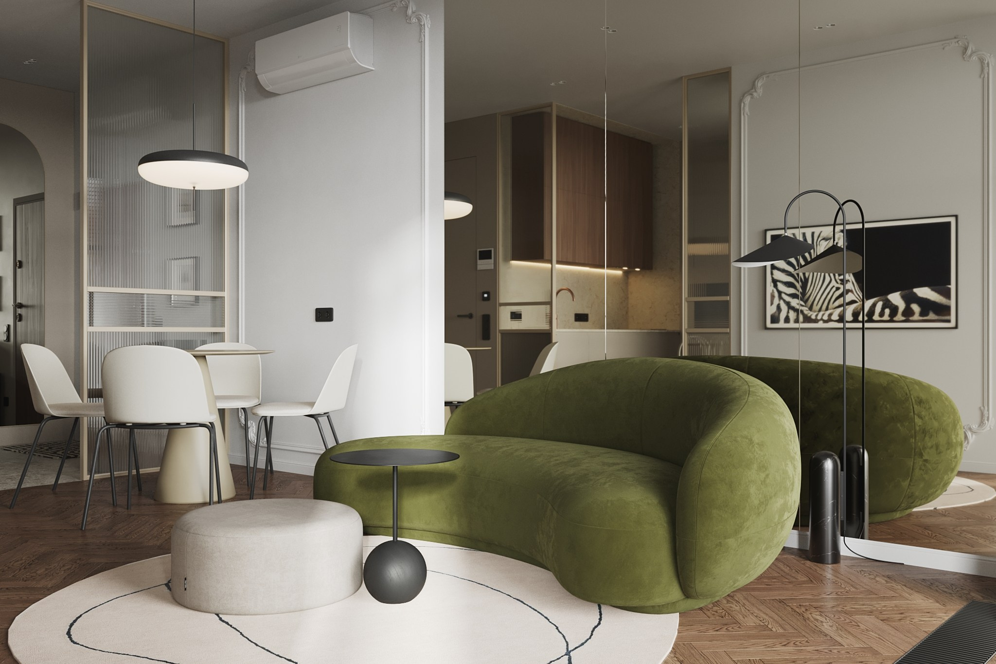 Zajęcia. MIRRO STUDIO Дизайн интерьера и реализация под ключ Варшава