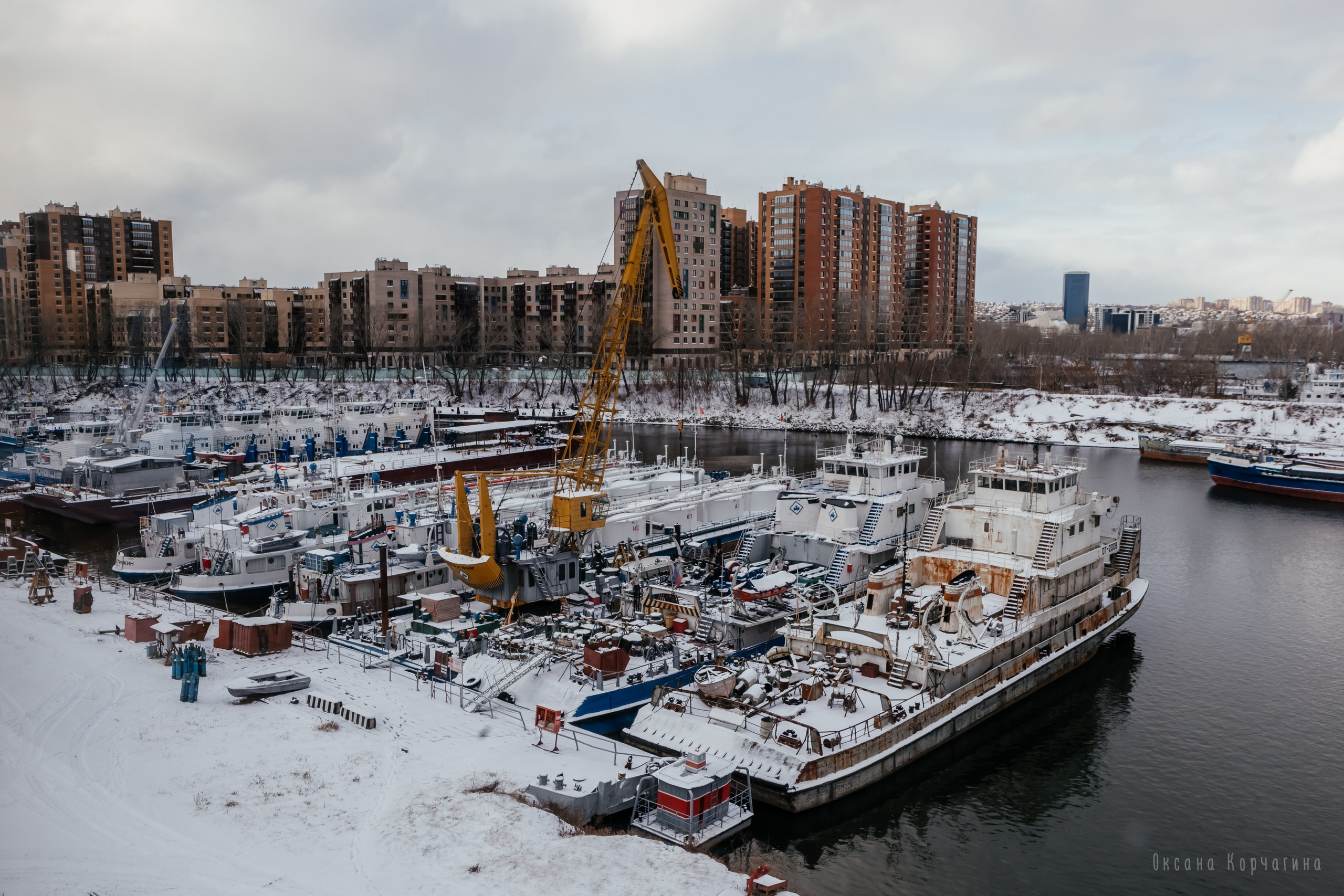 Судоремонтный центр. Фотограф в Красноярске Оксана Корчагина