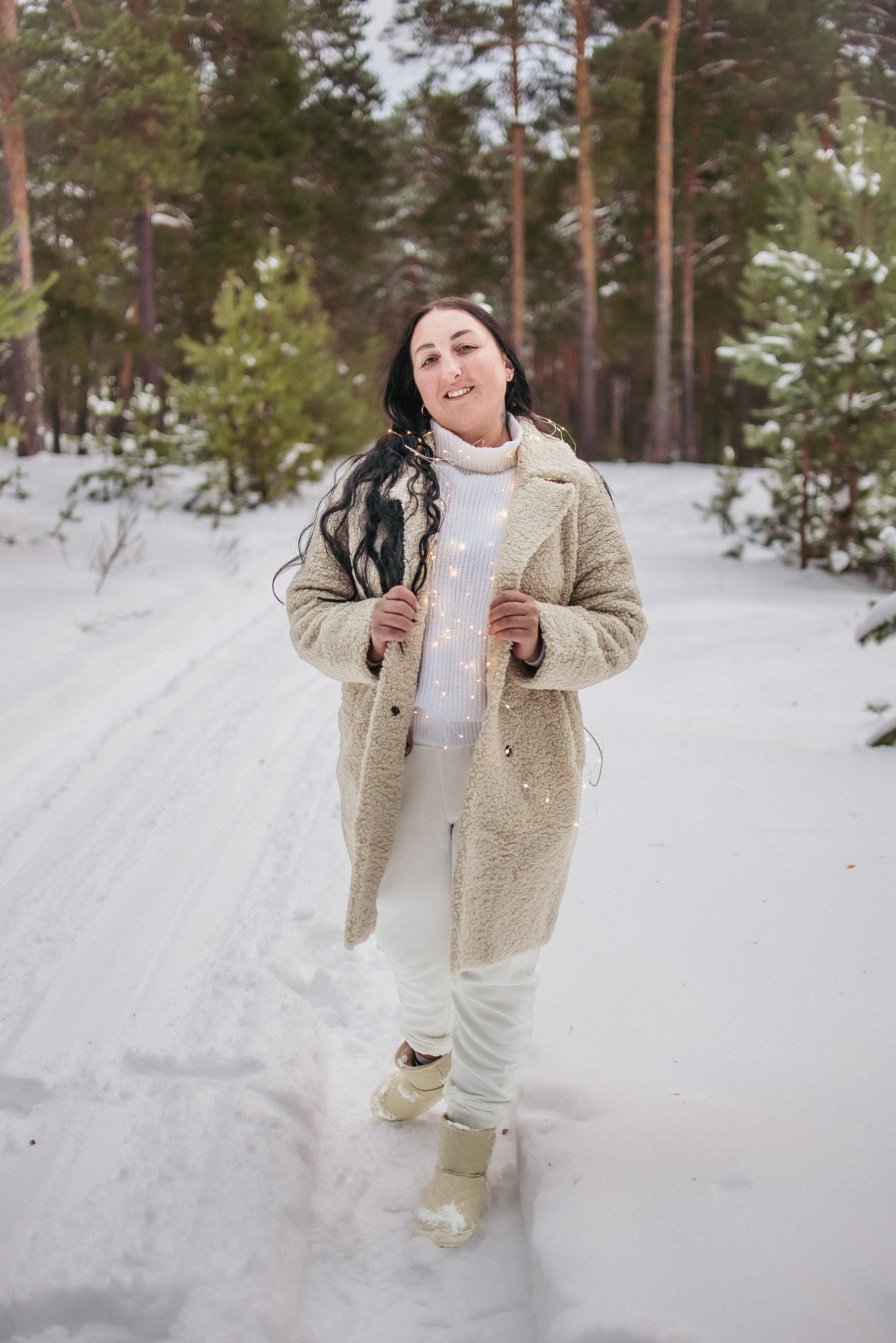 Зимняя фотосессия в лесу. Фотограф Макс Огурцов в Нижнем Новгороде