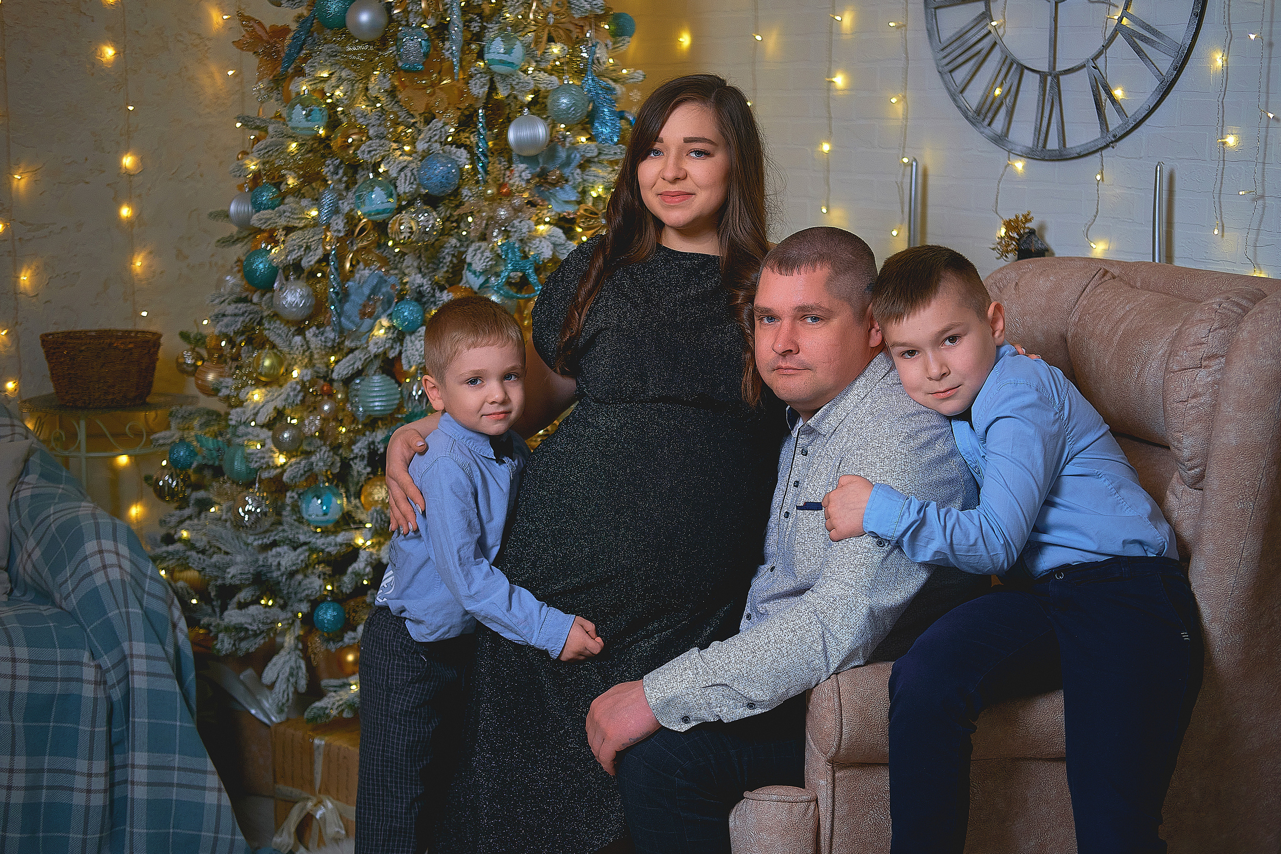 Новогодние съёмки. Семейный и женский фотограф в Новомосковске и Узловой Михеева Татьяна