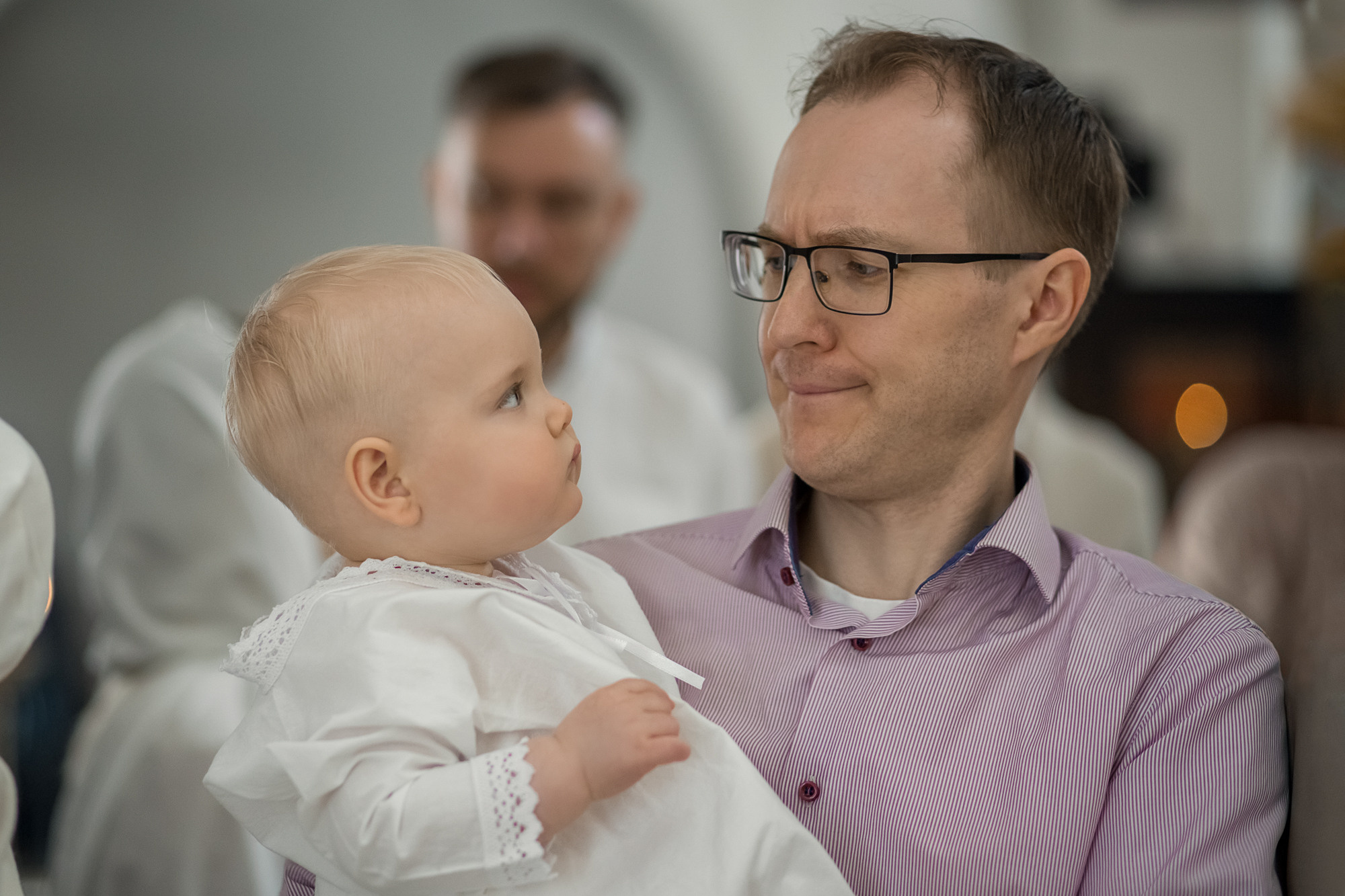 Крещение в храме великомученика Димитрия Солунского на Благуше. Фотограф на Крещение, Венчание в Москве Ирина Шамина