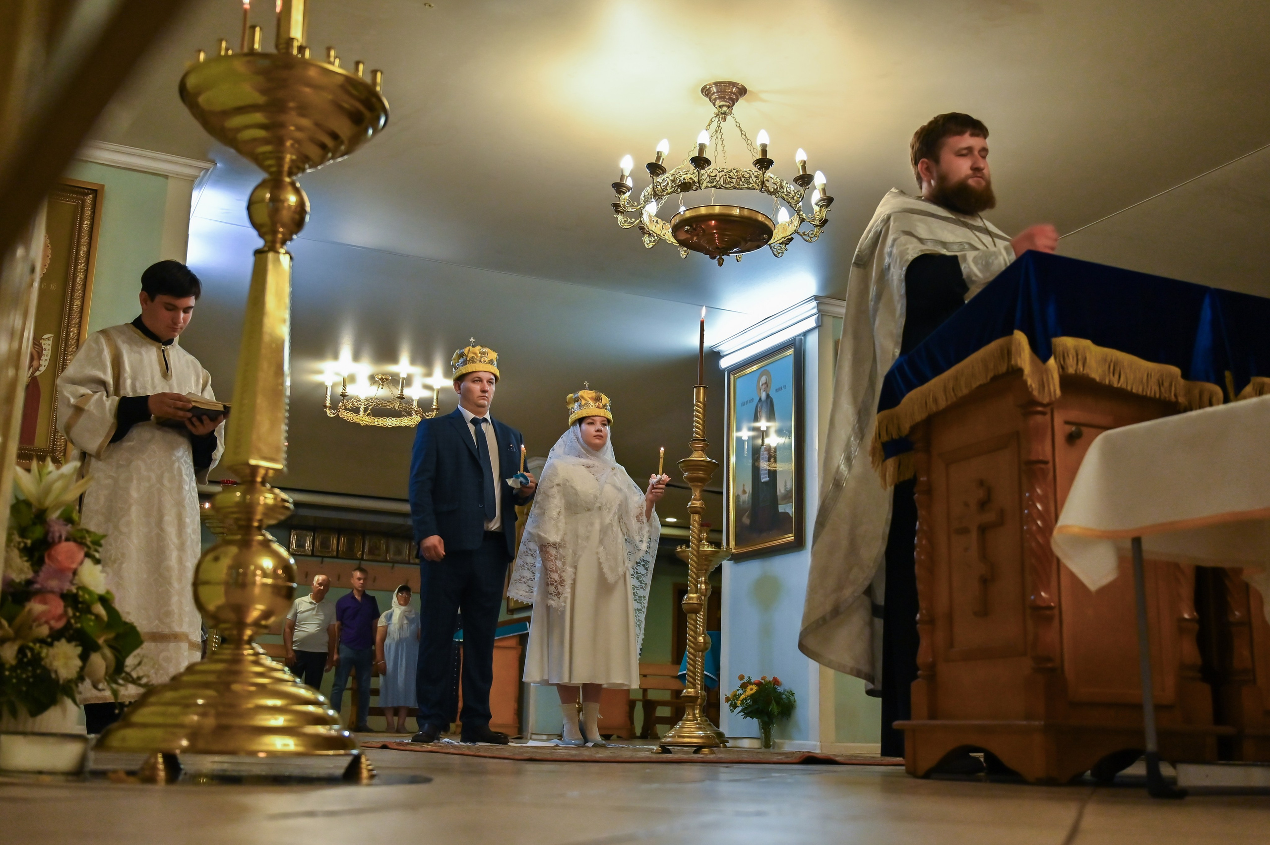 Венчание Андрей и Елена. Репортажный и свадебный фотограф в Липецке Иван Первойкин