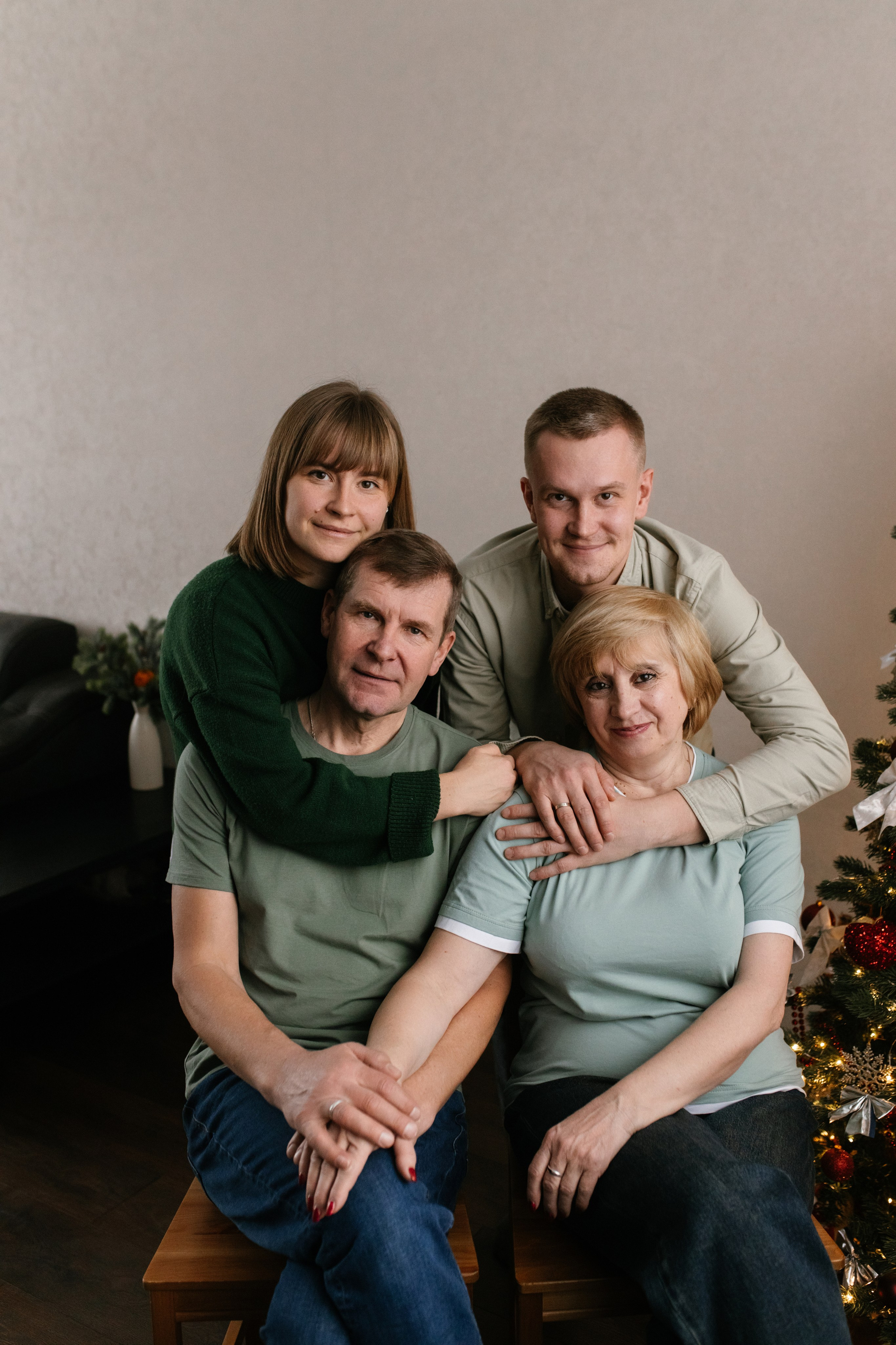 Семейные новогодние. Фотограф Катя Трусова