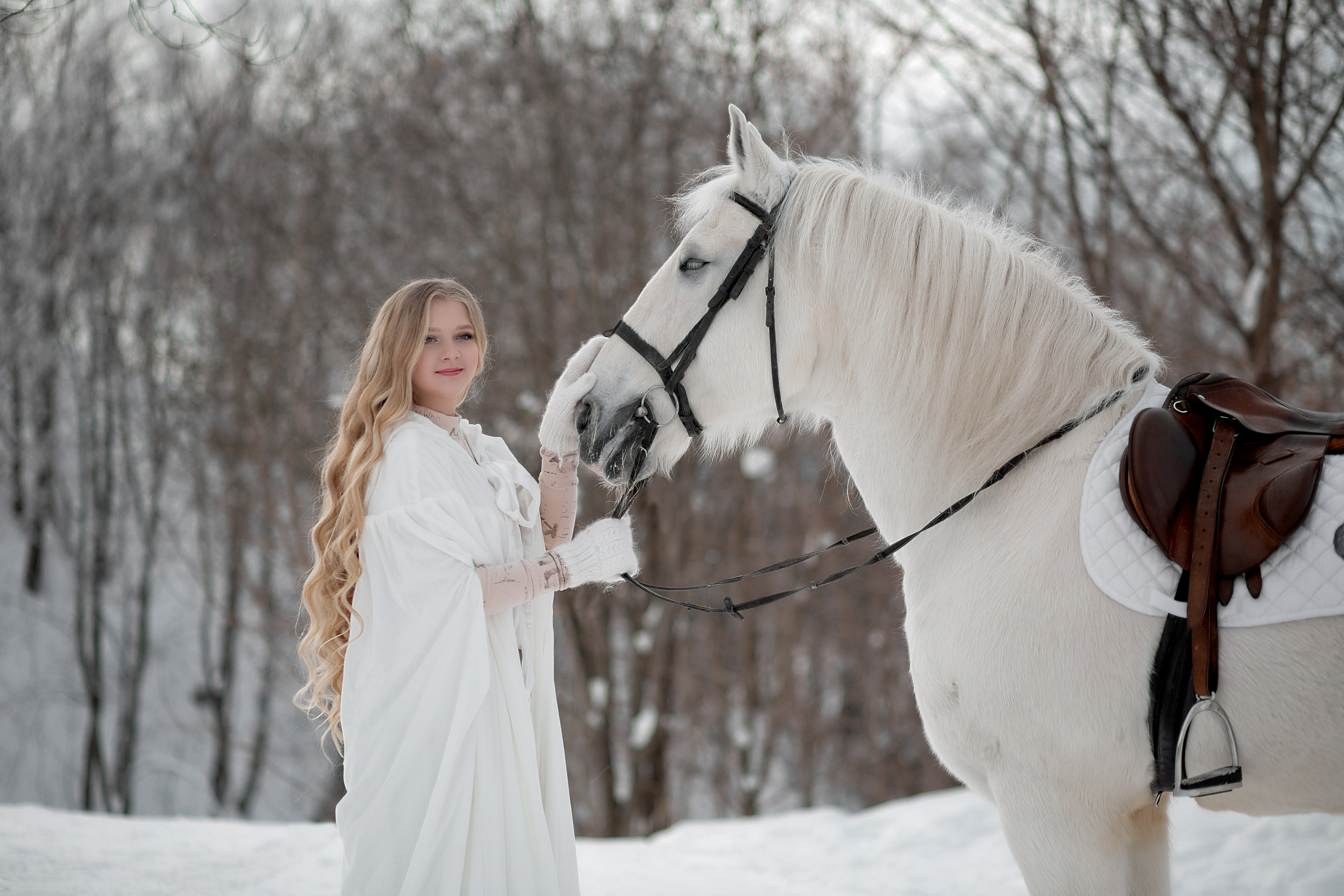 Фотосессия Ангелины и Воробья. Фотосессия с лошадьми в Нижнем Новгороде