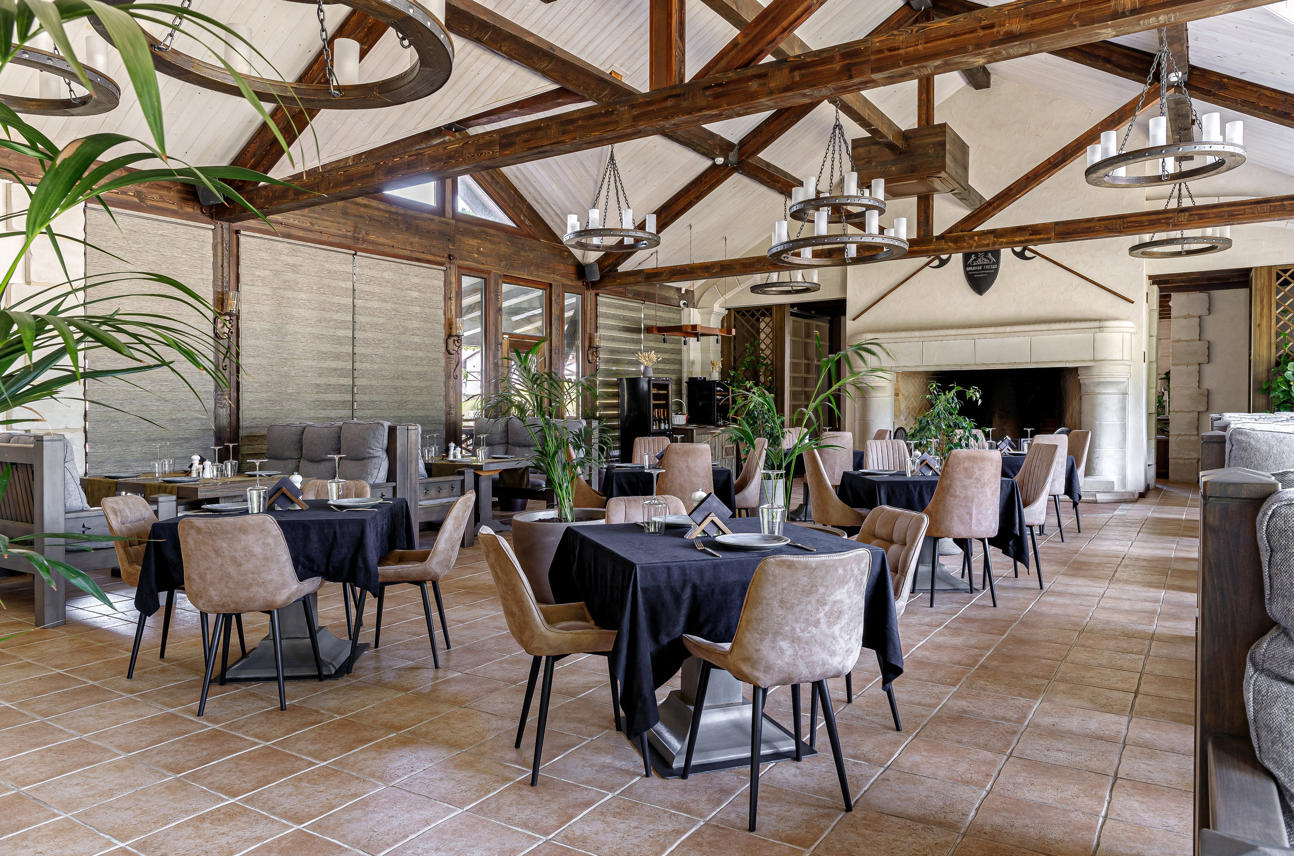 Парк-отель «Орлиное гнездо». Ресторан «Уха». п. Горячий Ключ. Интерьерный фотограф в Краснодарском крае Светлана Шурлова