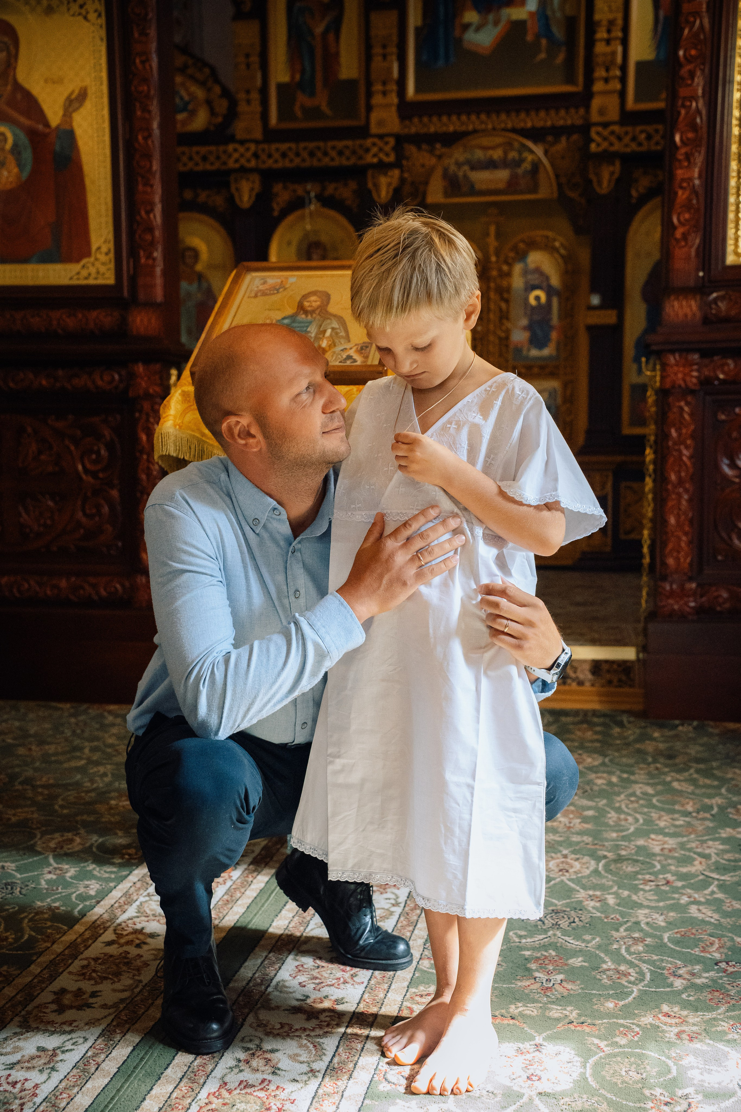Крещение Марка. Фотограф Казакова Анастасия
