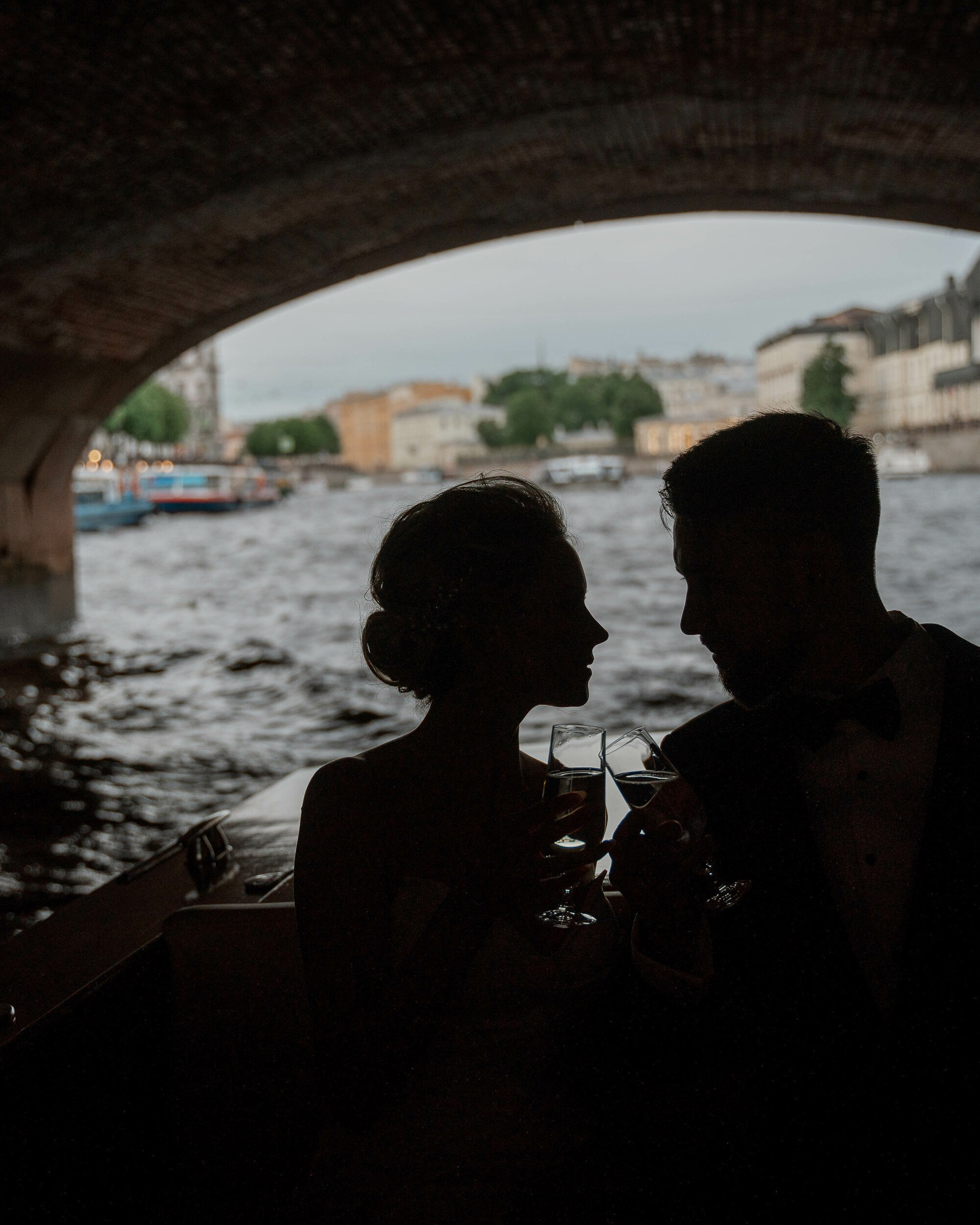 Свадьба для двоих в отеле Wawelberg и на катере. Свадебный фотограф в Санкт-Петербурге и Москве Андрей Нестеров