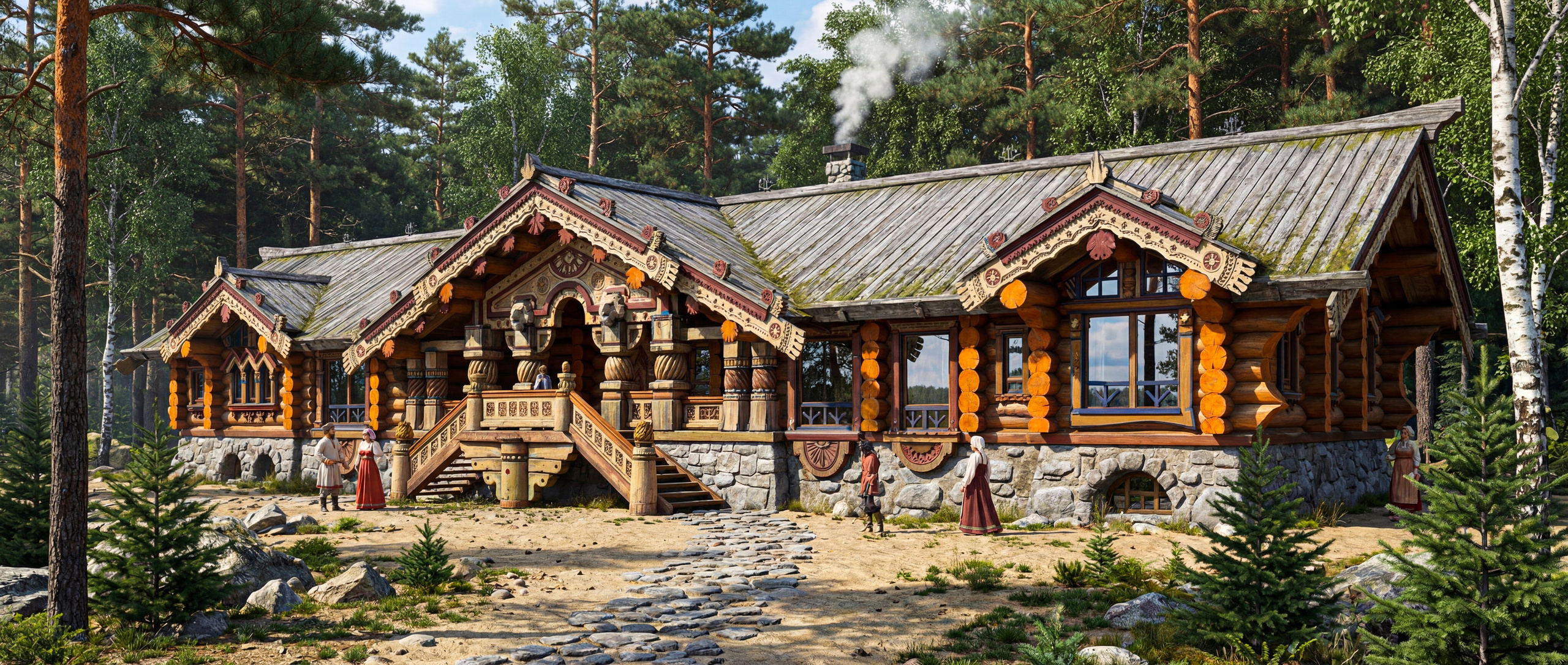 Царская баня, 500 м². Архитектор Касаткин и Партнёры