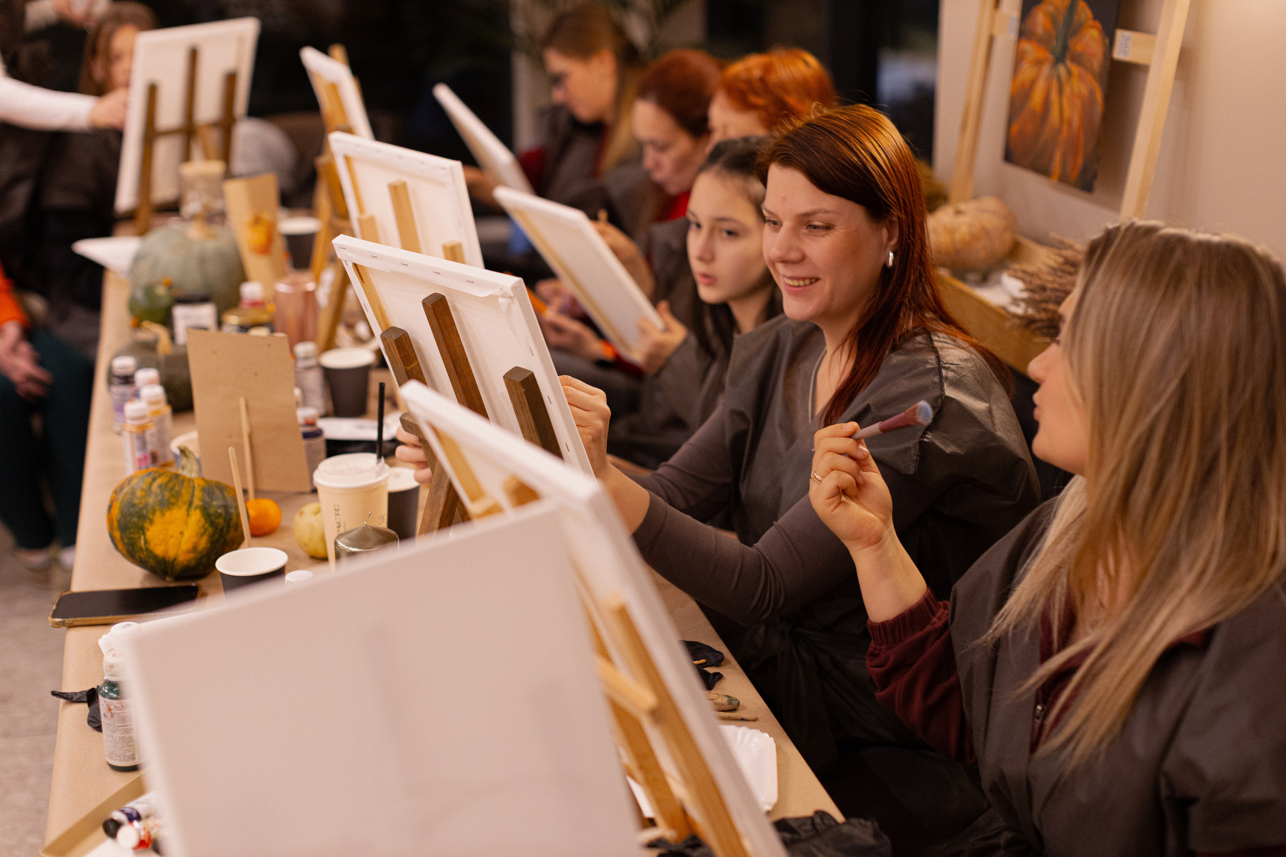 МК Тыква в кафе Здрасте. Анастасия Ракчеева Художник