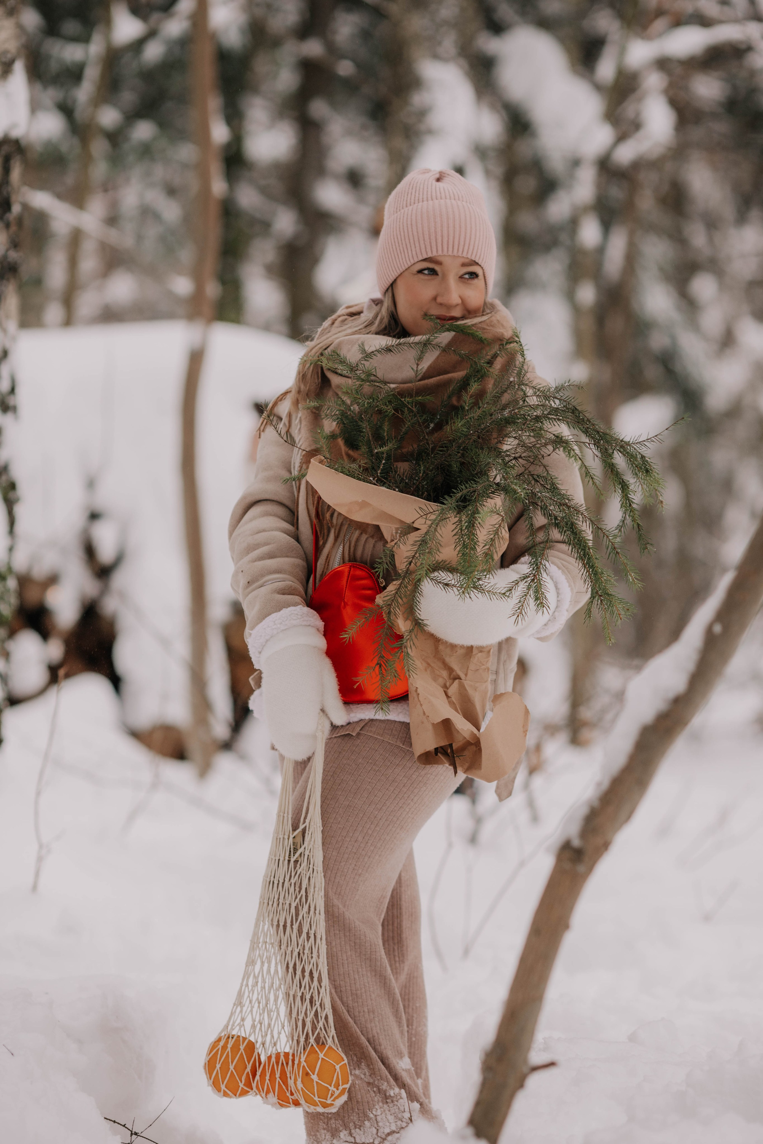 Лиля и семья Зимняя прогулка в лесу. Семейный и свадебный фотограф Видное Москва Екатерина Пятова